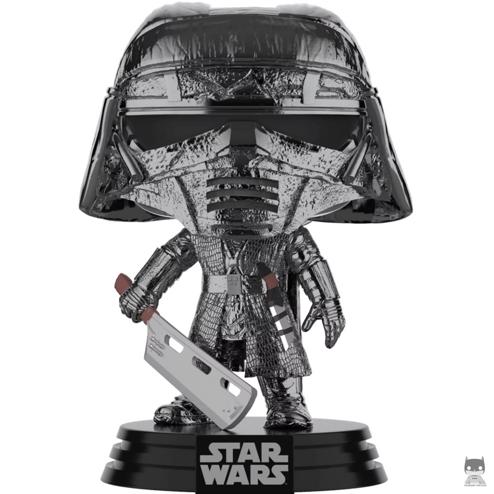 Knight of Ren Heavy Blade (Hematite Chrome) Funko Pop! figure (Star Wars: Episode IX, The Rise of Skywalker)