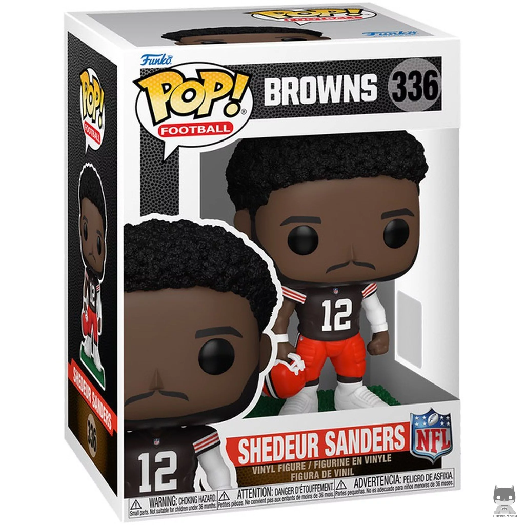 Shedeur Sanders Funko Pop! figure in its box