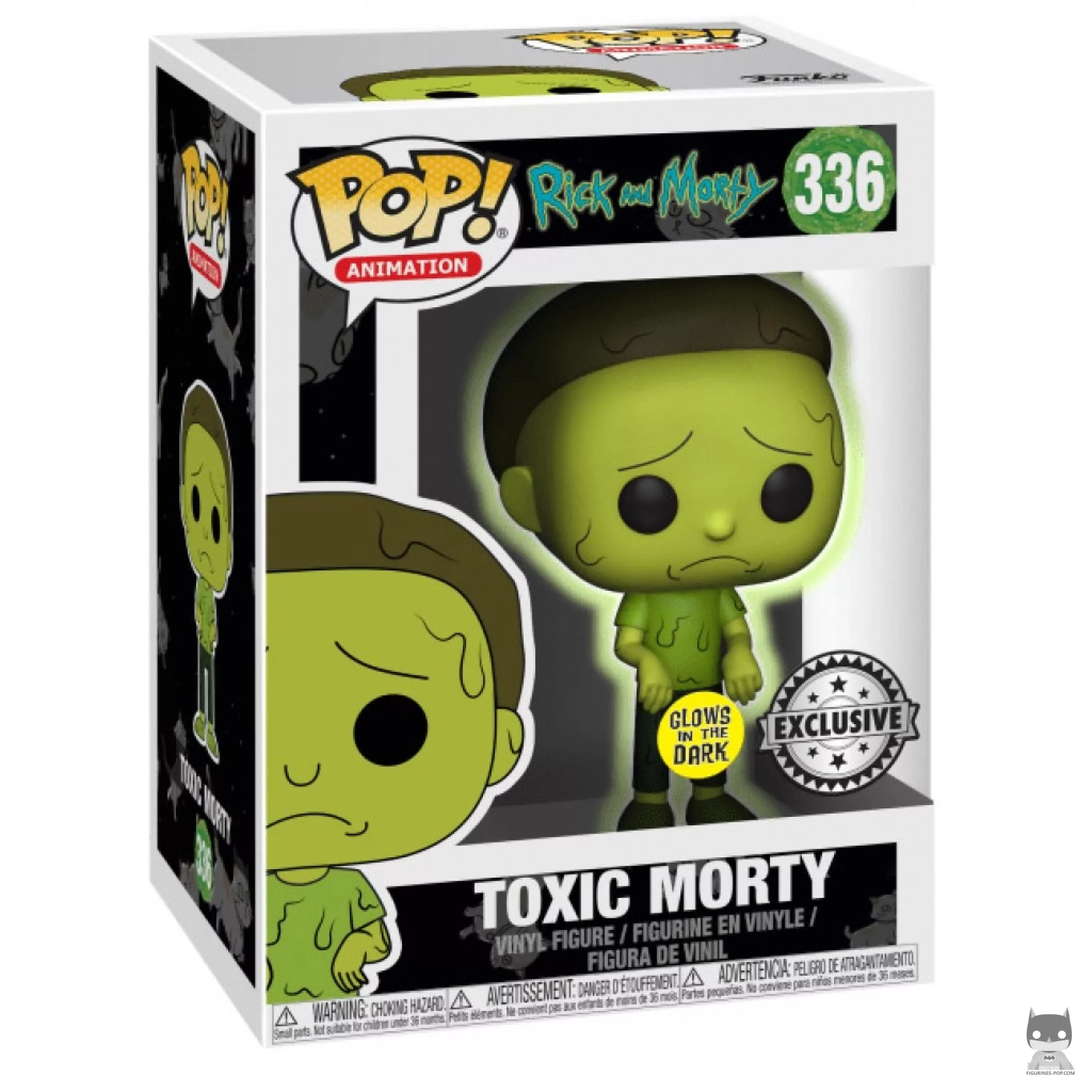 Toxic Morty Funko Pop! figure in its box