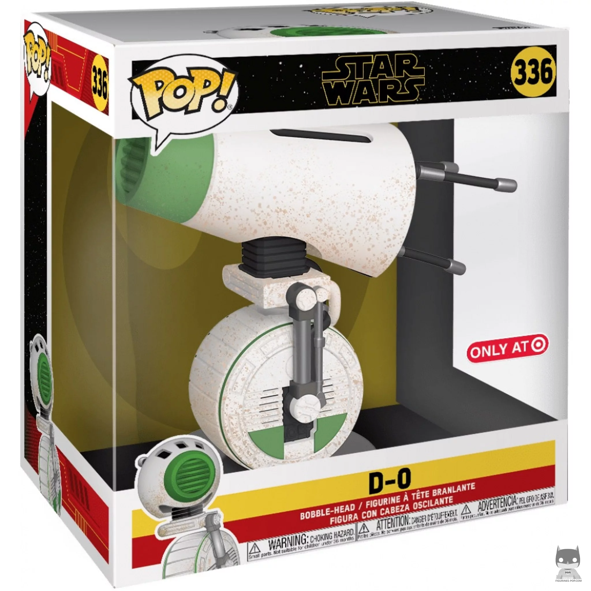 D-0 (Supersized) Funko Pop! figure in its box