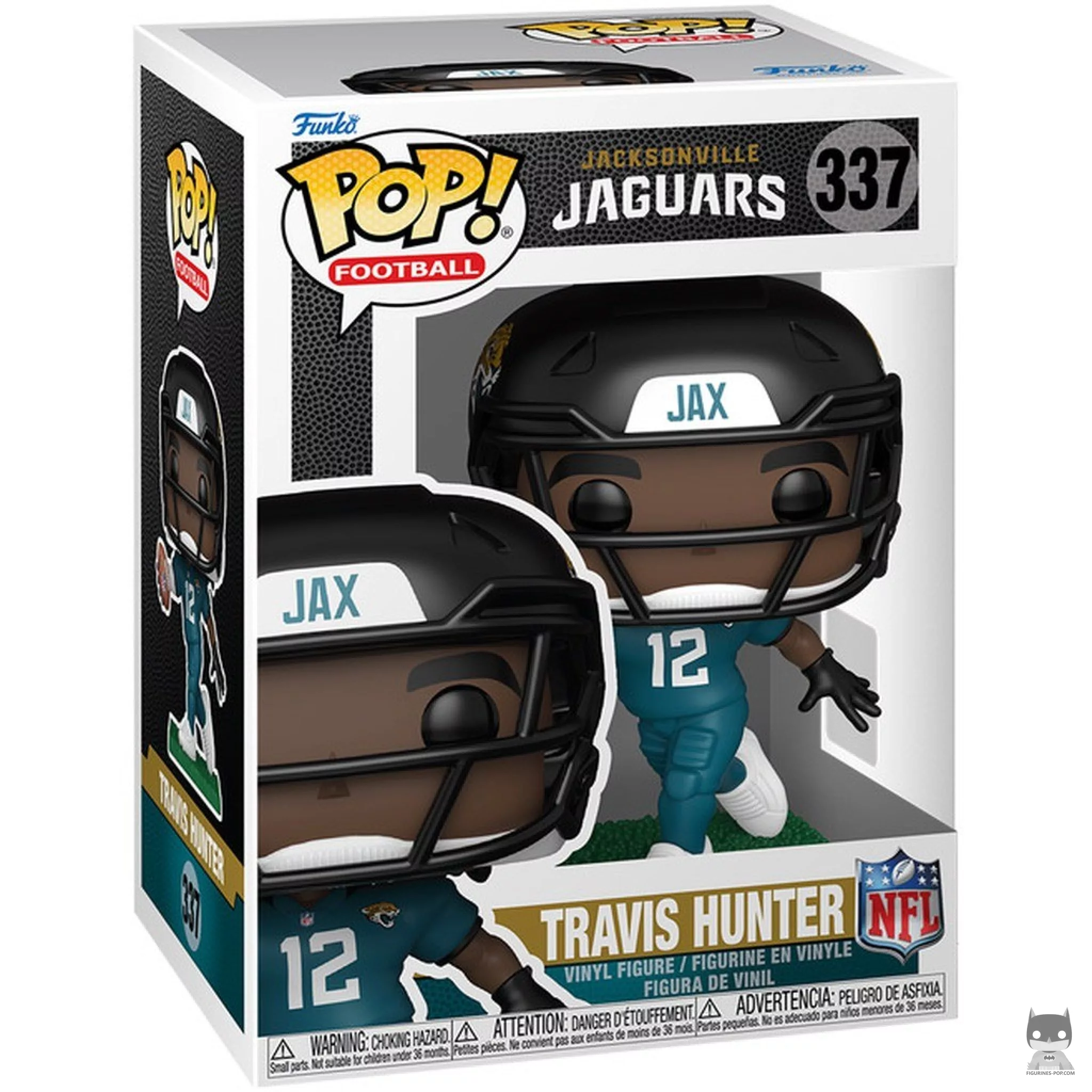 Travis Hunter Funko Pop! figure in its box
