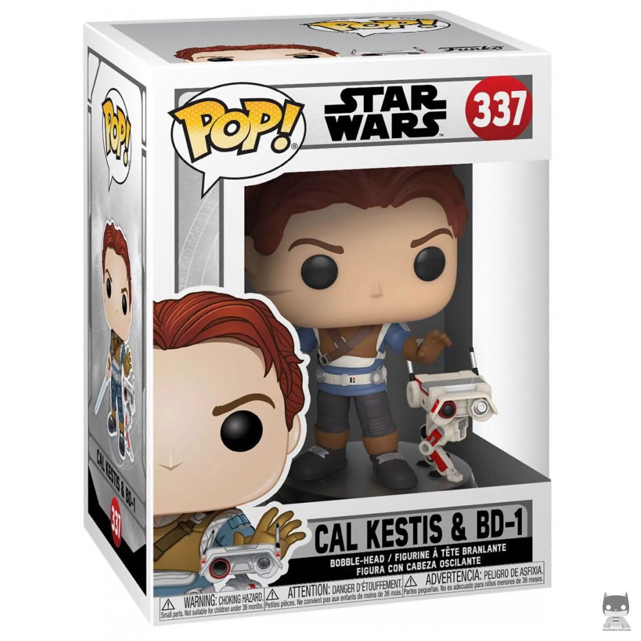 Cal Kestis & BD-1 Funko Pop! figure in its box