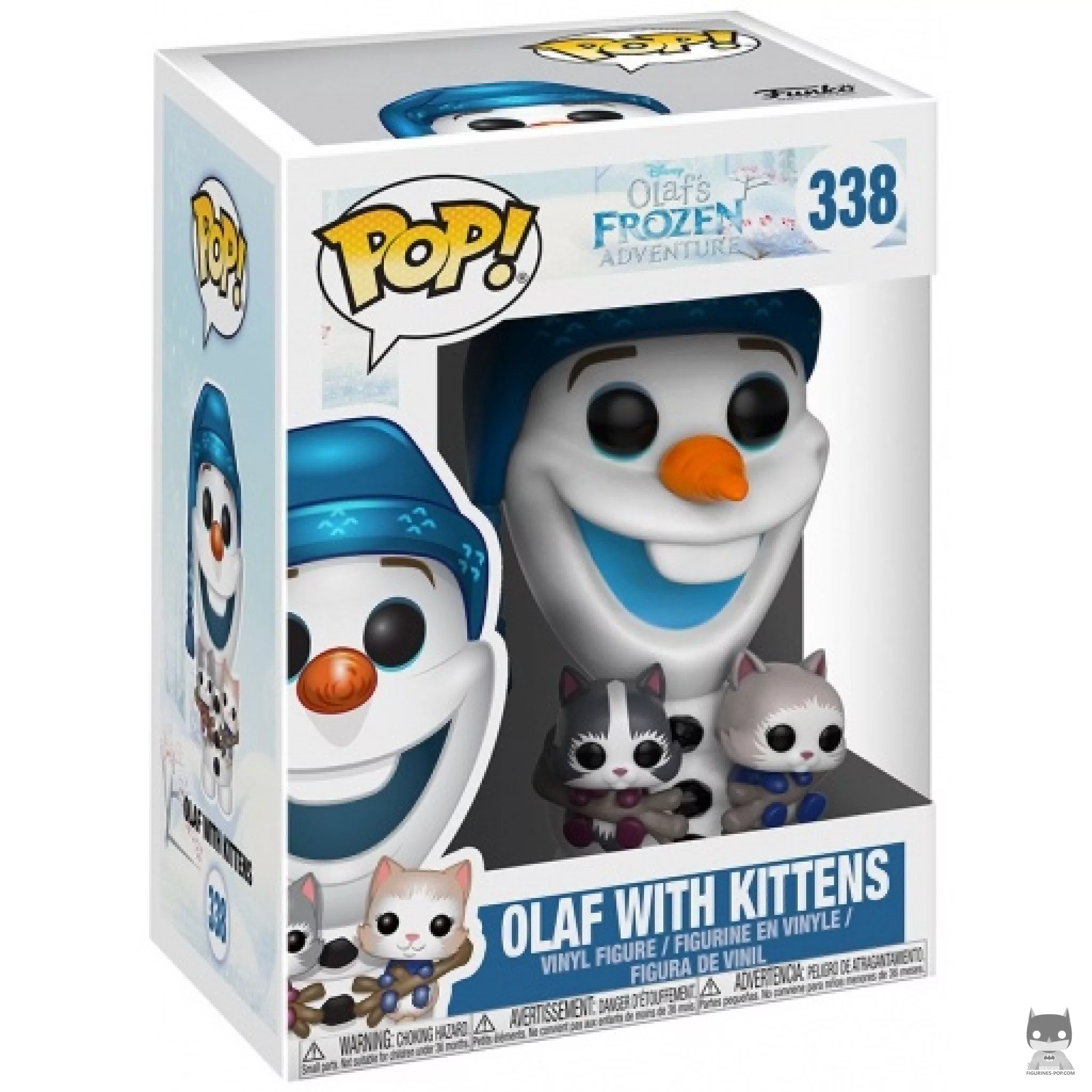 Olaf with Kittens Funko Pop! figure in its box