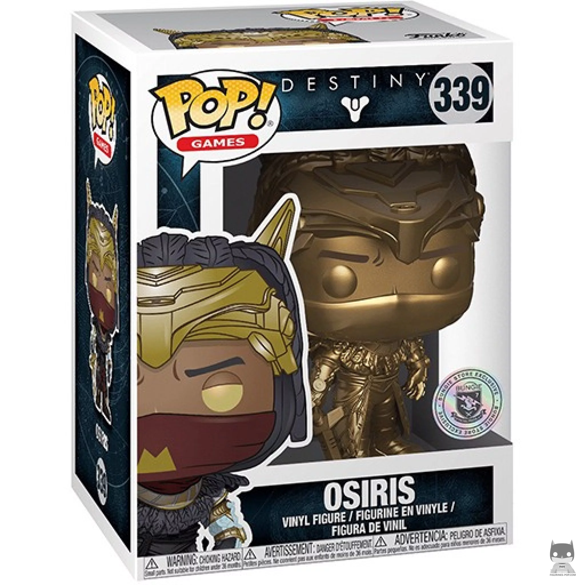 Osiris (Gold) Funko Pop! figure in its box