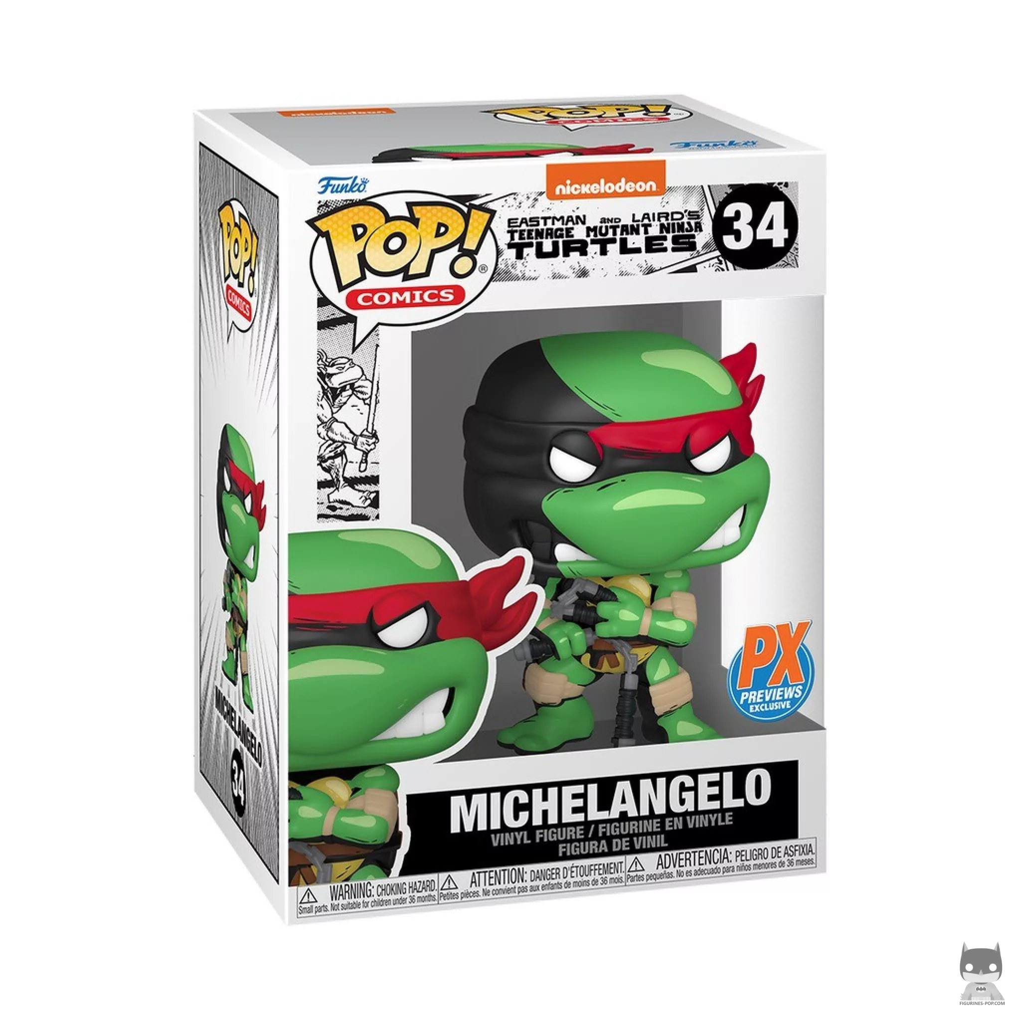 Michelangelo Funko Pop! figure in its box