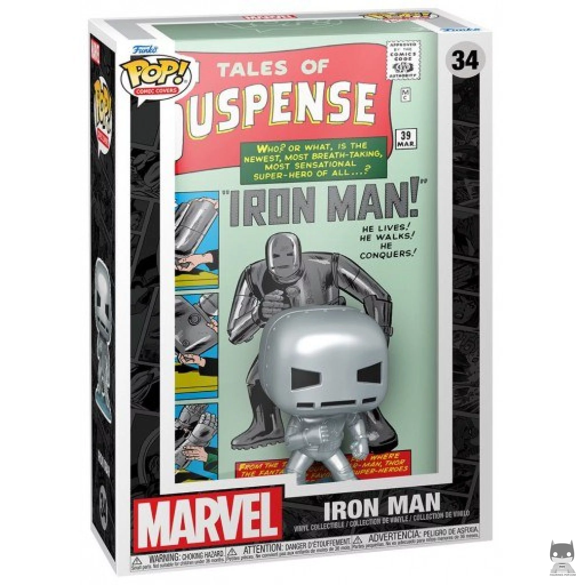 Iron Man Funko Pop! figure in its box