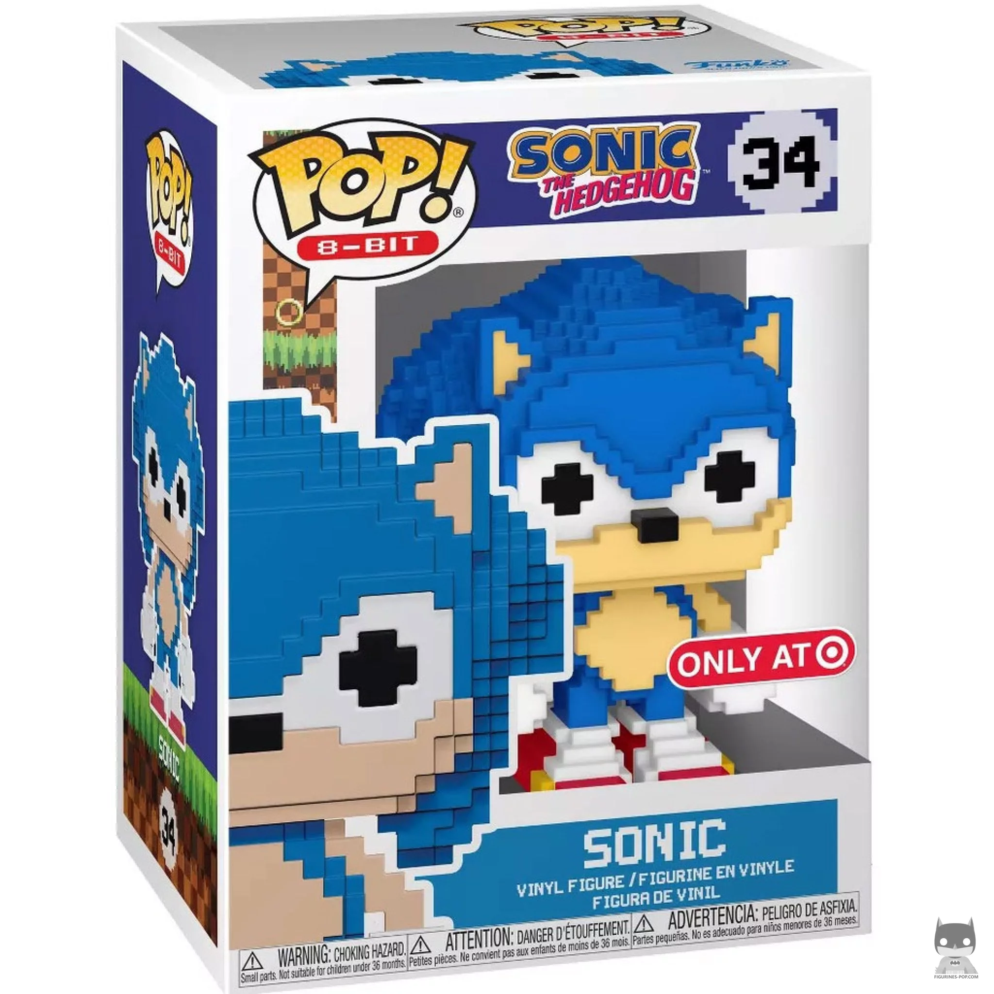 Sonic Funko Pop! figure in its box