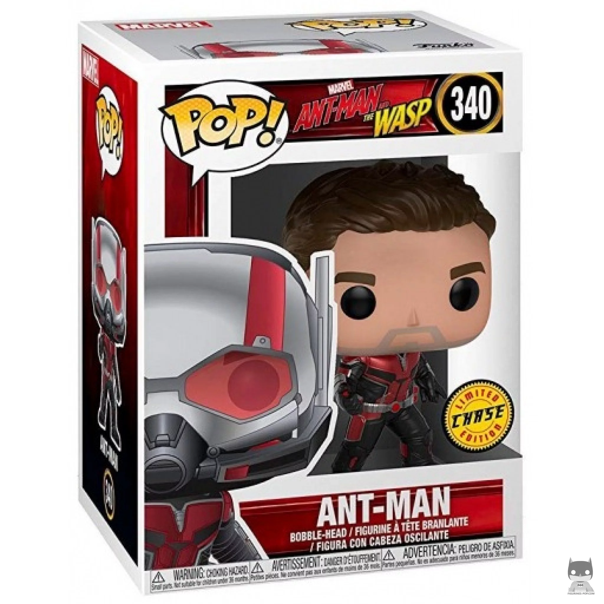 Ant-Man (Unmasked) (Chase) Funko Pop! figure in its box