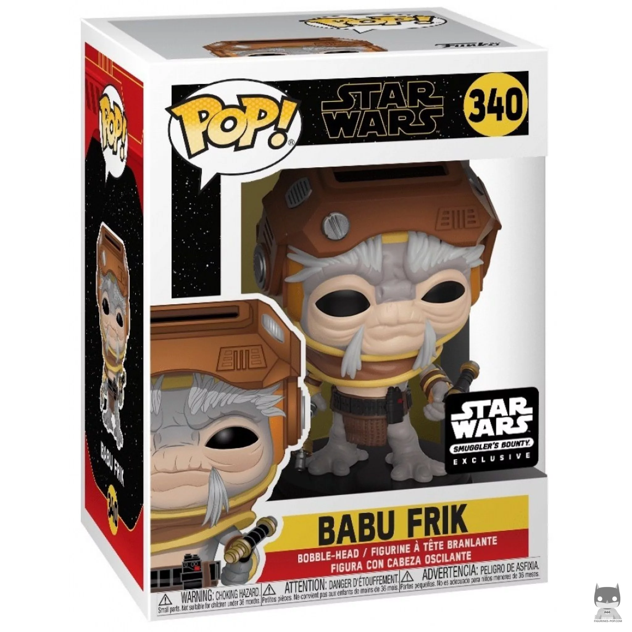 Babu Frik Funko Pop! figure in its box