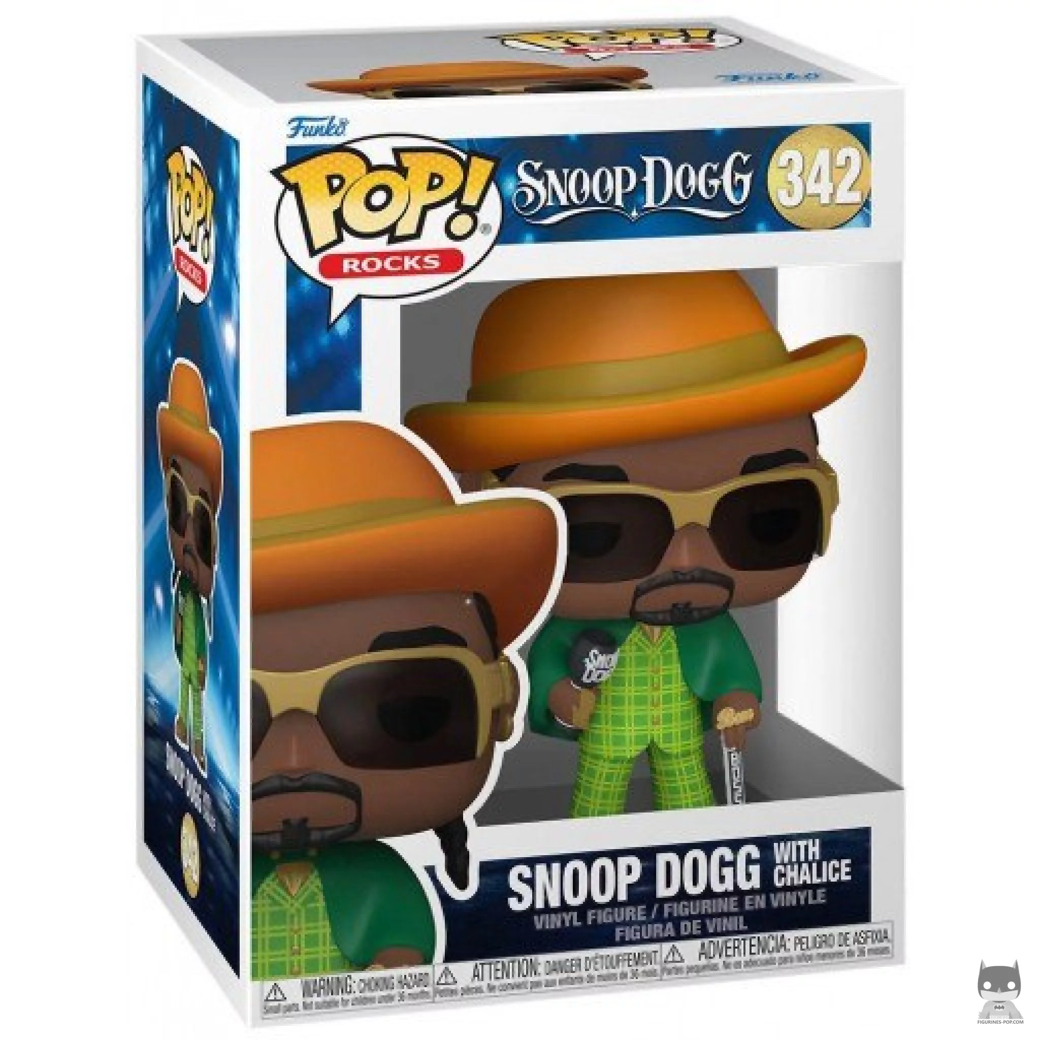 Snoop Dogg with Chalice Funko Pop! figure in its box