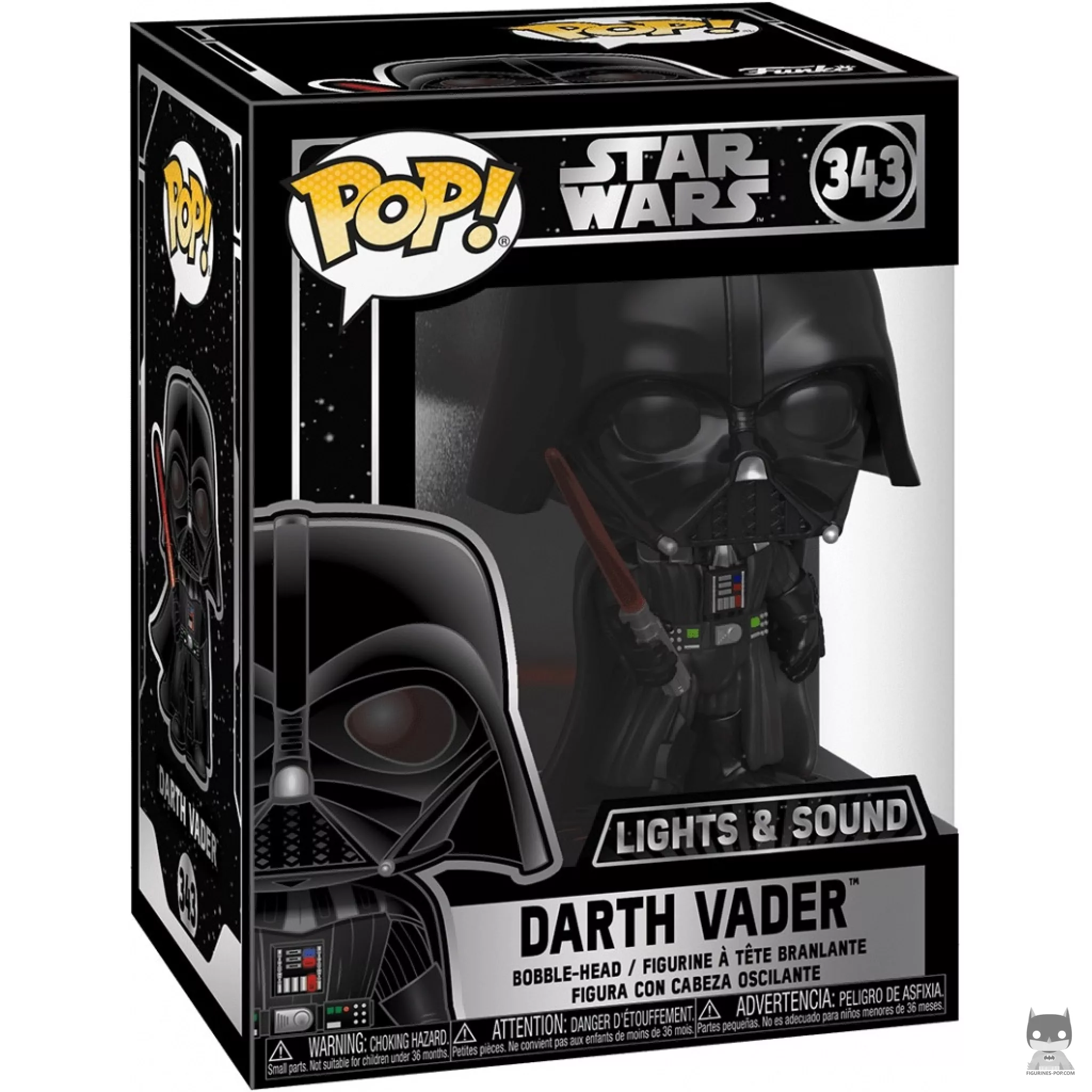 Darth Vader (Lights & Sound) Funko Pop! figure in its box