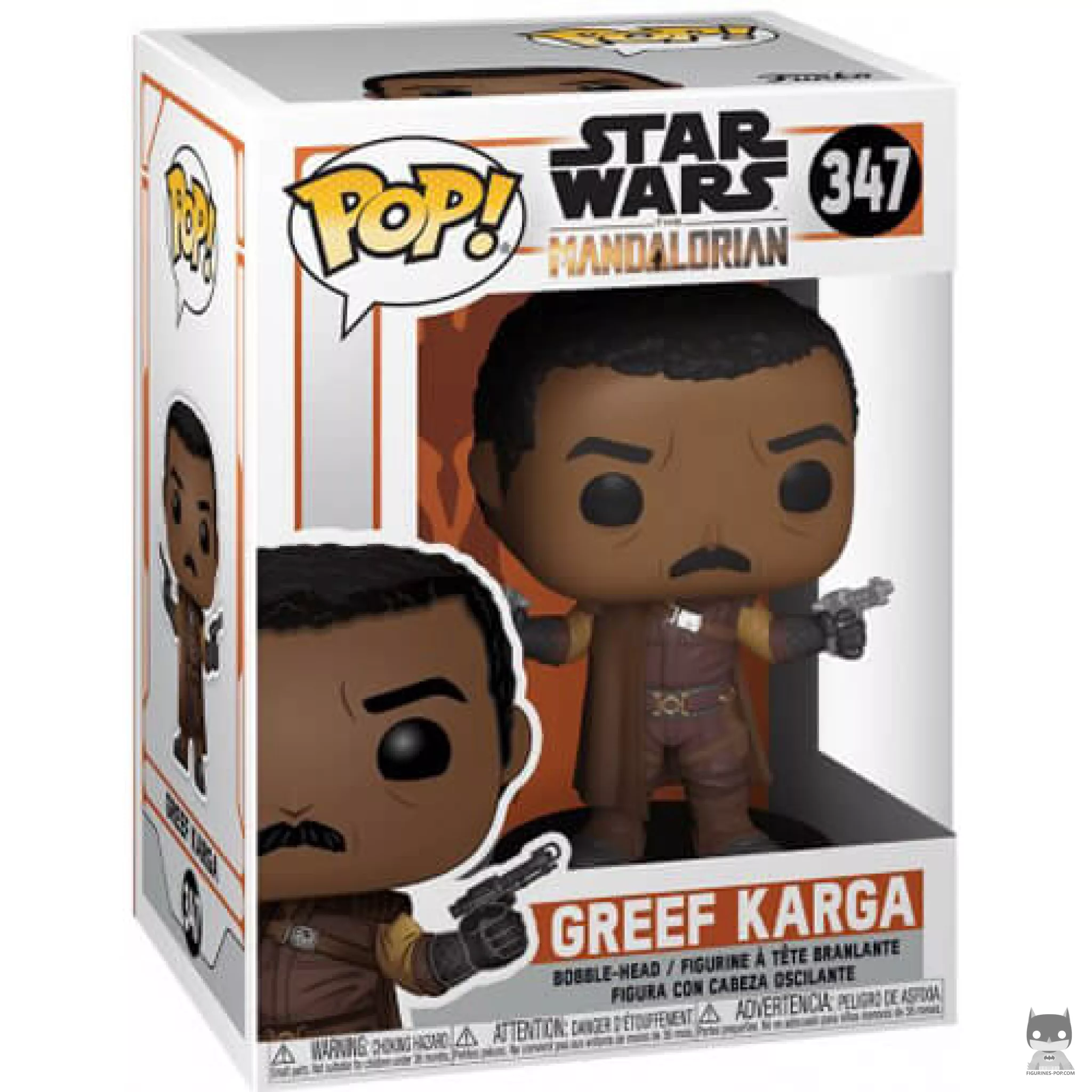 Greef Karga Funko Pop! figure in its box