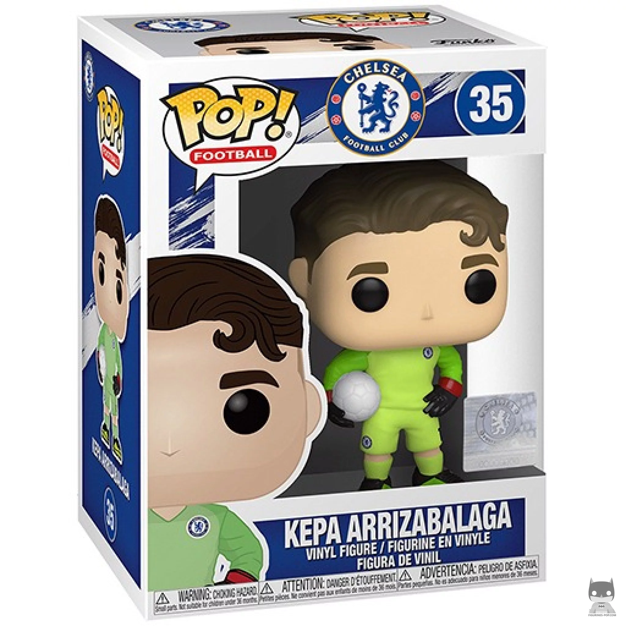 Kepa Arrizabalaga (Chelsea) Funko Pop! figure in its box