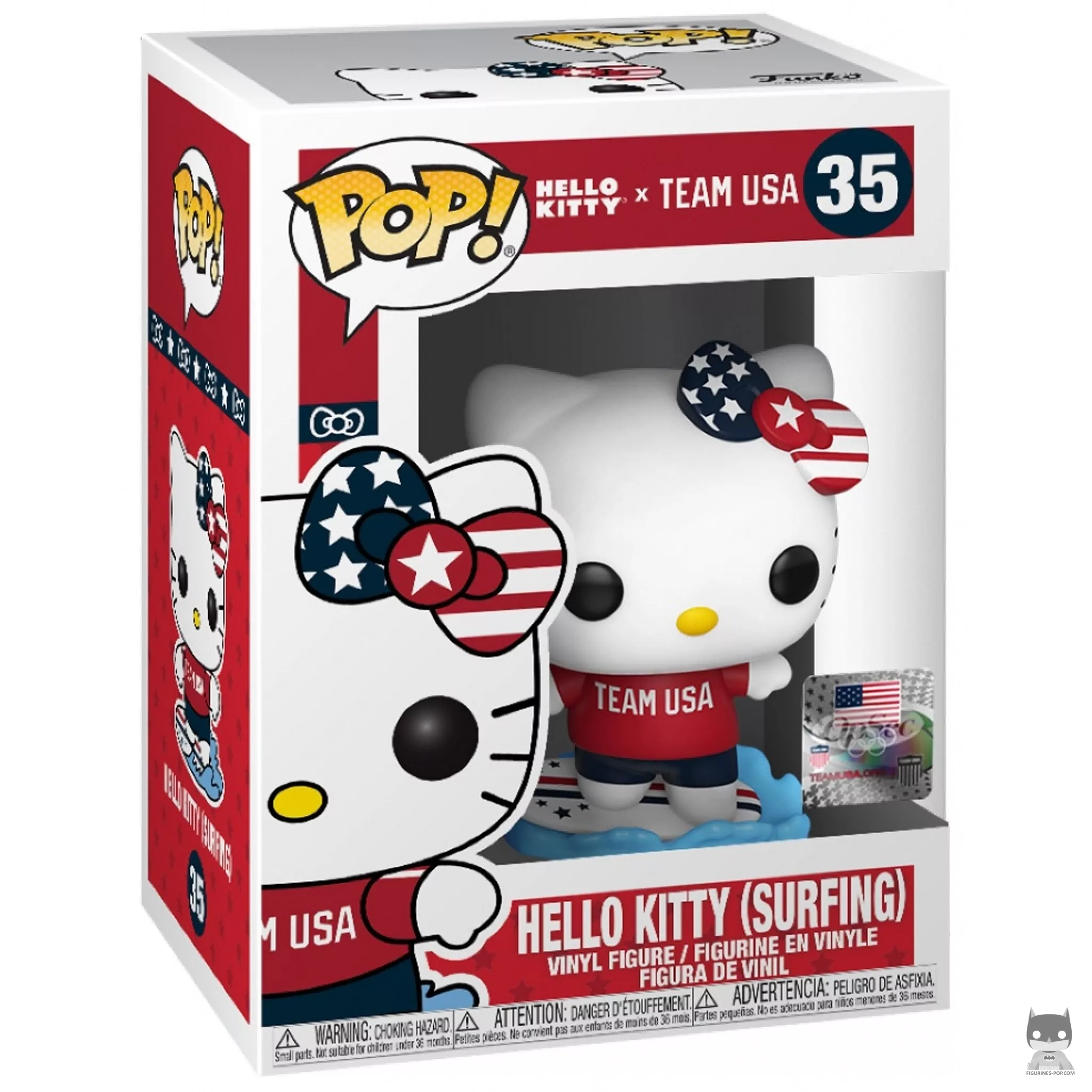 Hello Kitty (Surfing) Funko Pop! figure in its box