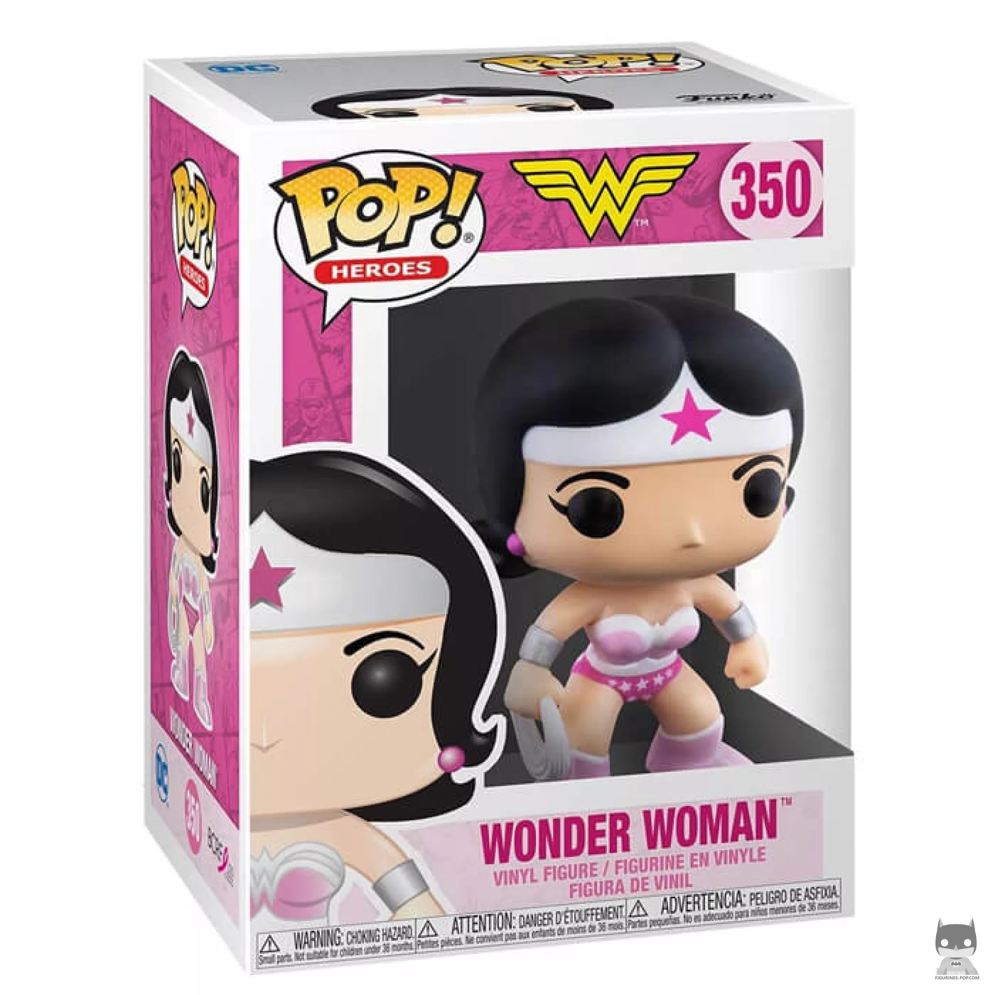 Wonder Woman (Pink October) Funko Pop! figure in its box