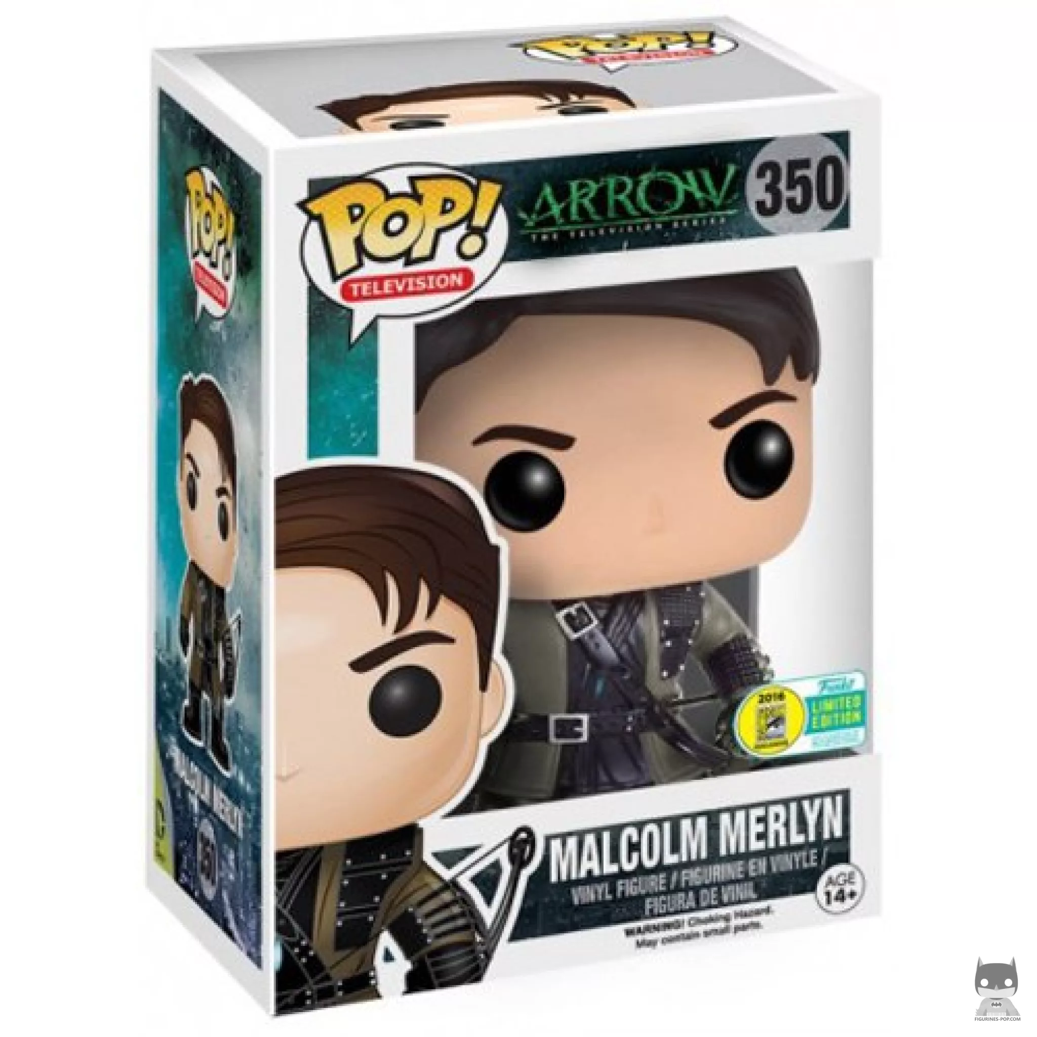 Malcolm Merlyn Funko Pop! figure in its box