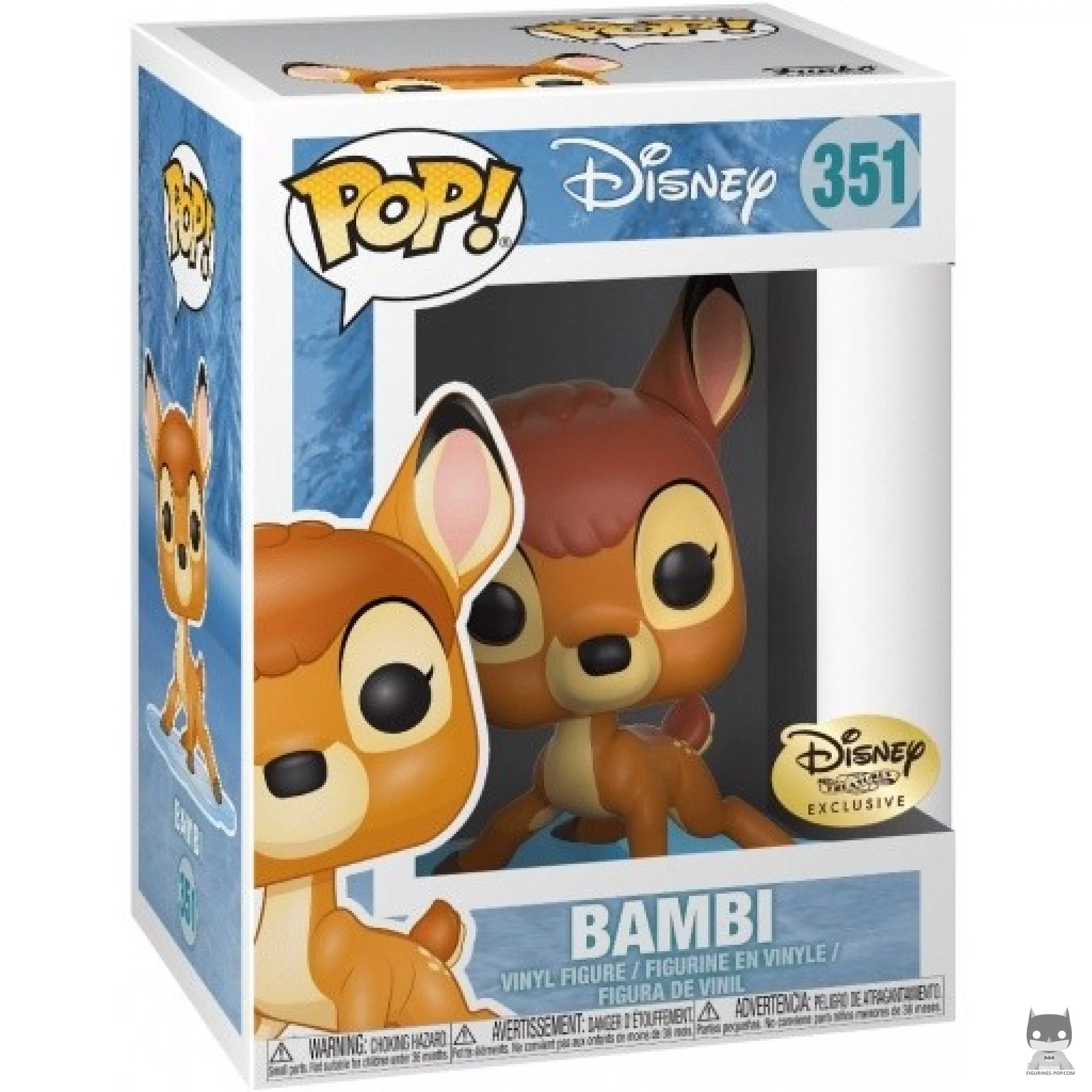 Bambi on ice Funko Pop! figure in its box