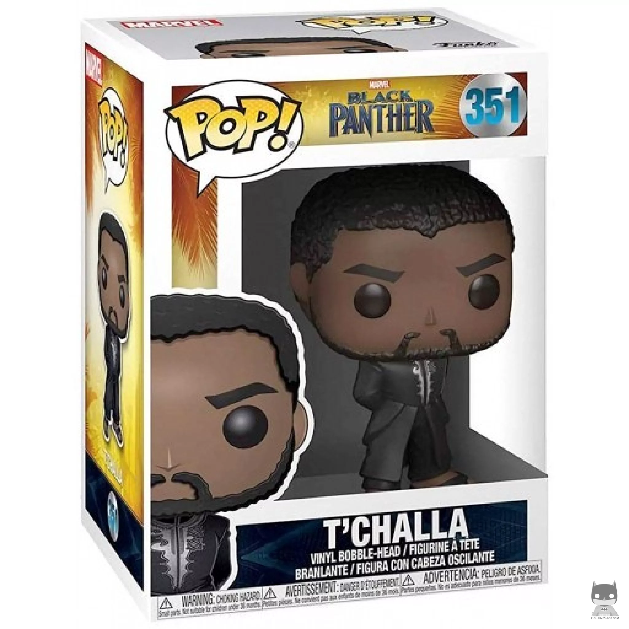 T'Challa Funko Pop! figure in its box