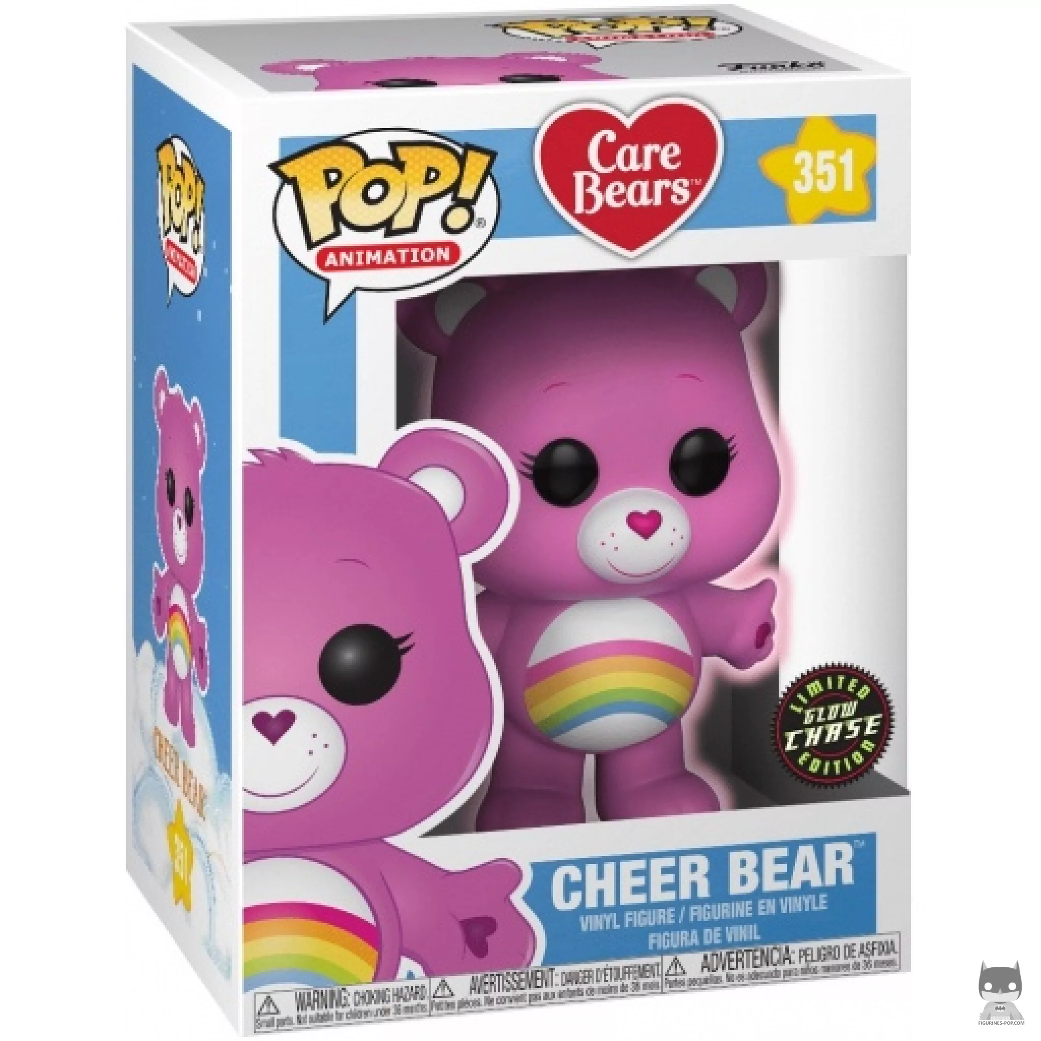 Cheer Bear (Chase) Funko Pop! figure in its box