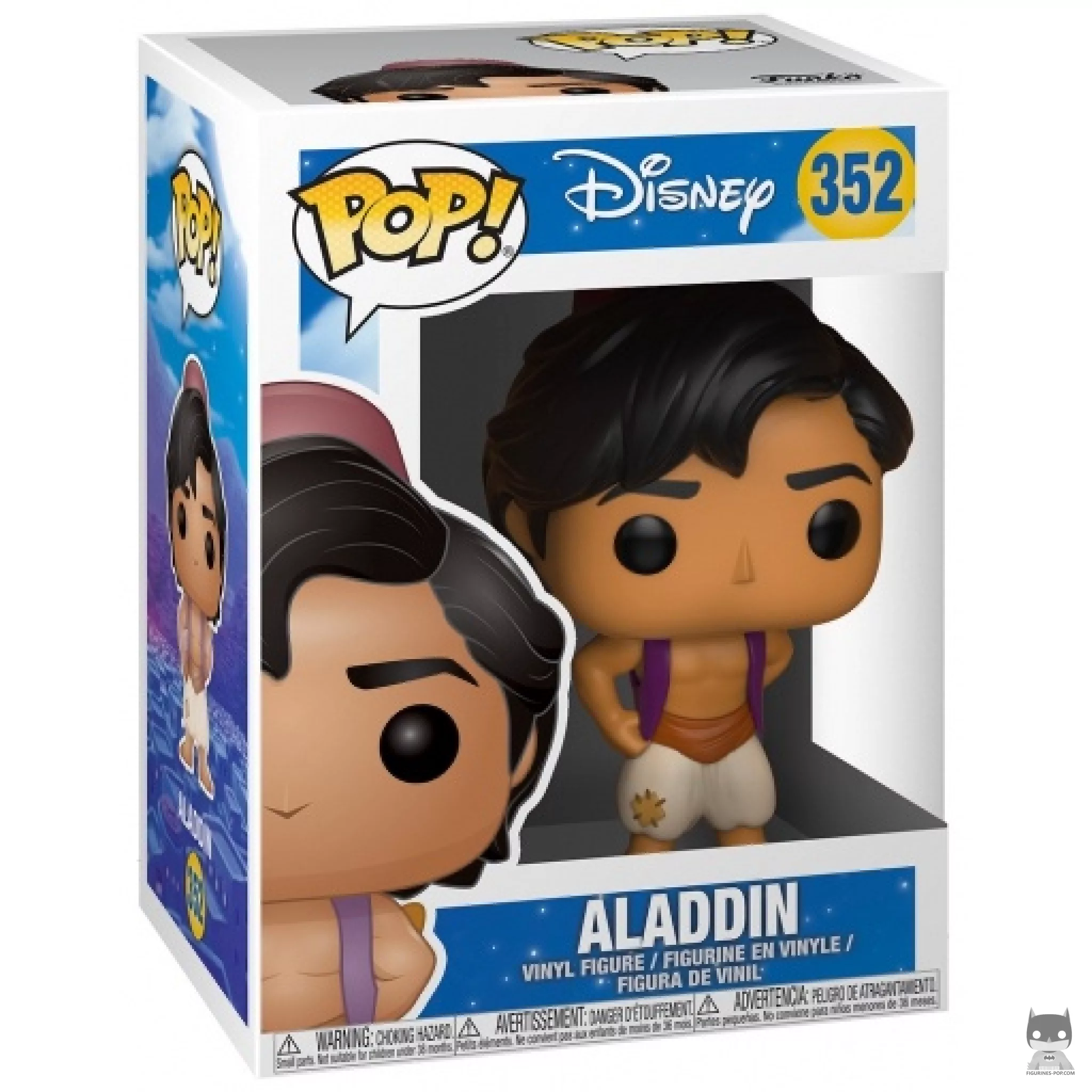 Aladdin Funko Pop! figure in its box