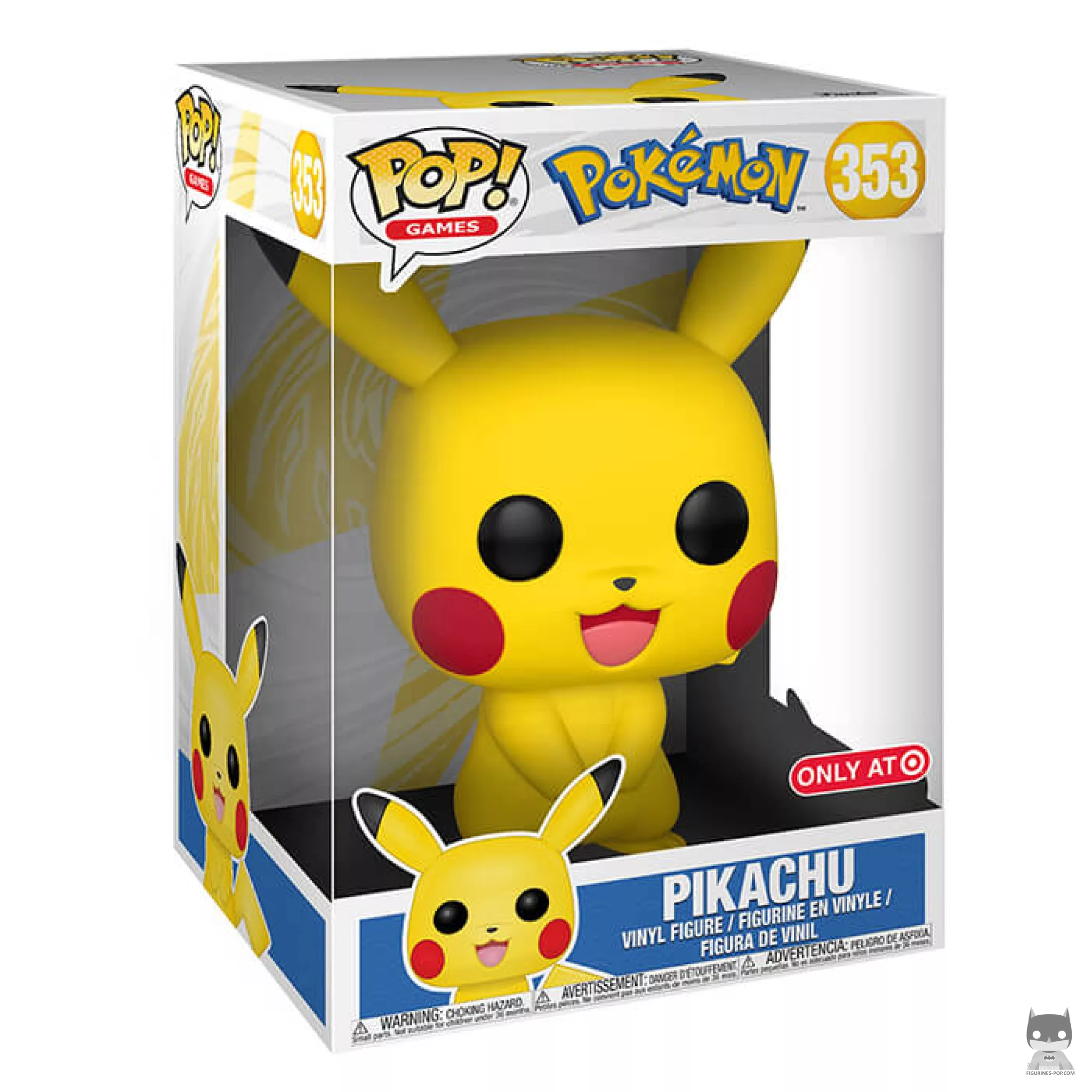Pikachu (Supersized 10'') Funko Pop! figure in its box