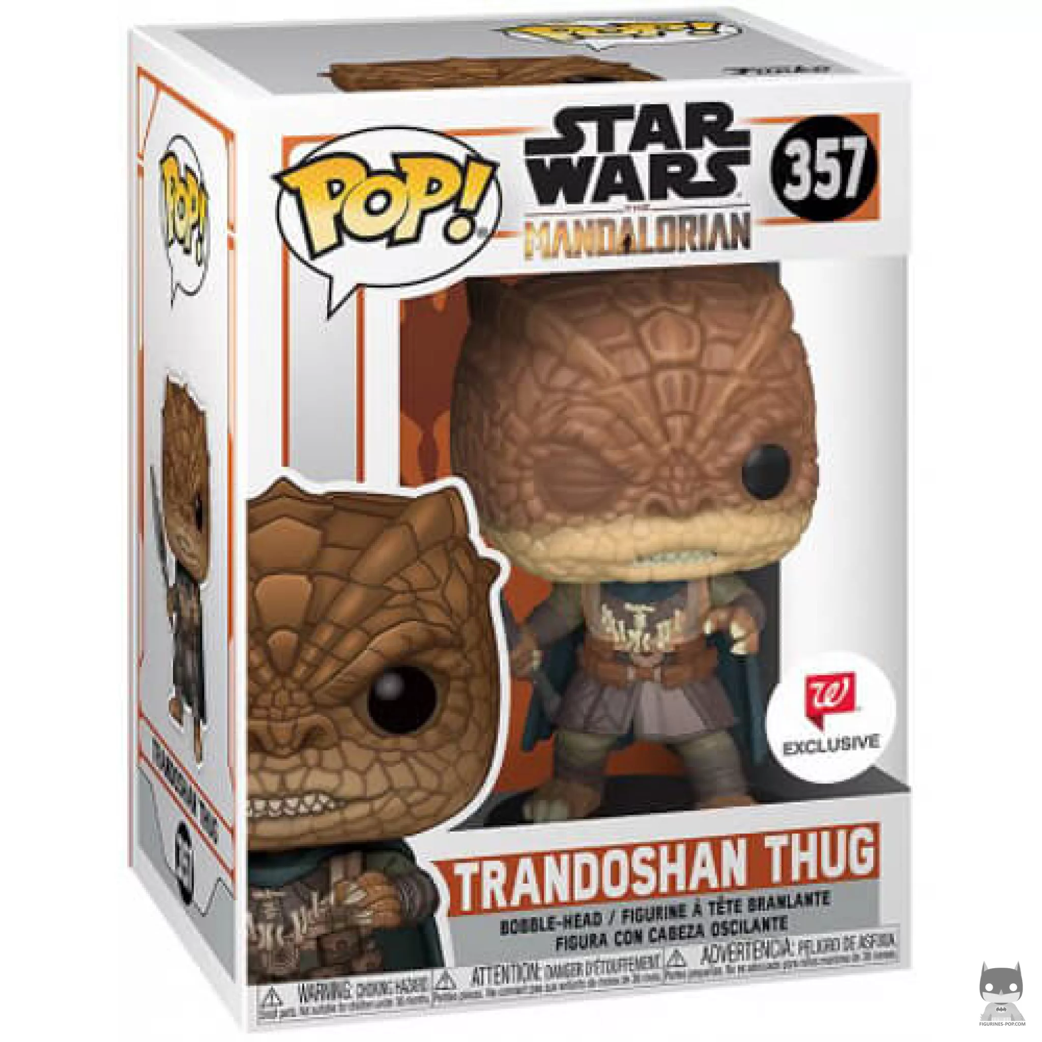 Trandoshan Thug Funko Pop! figure in its box