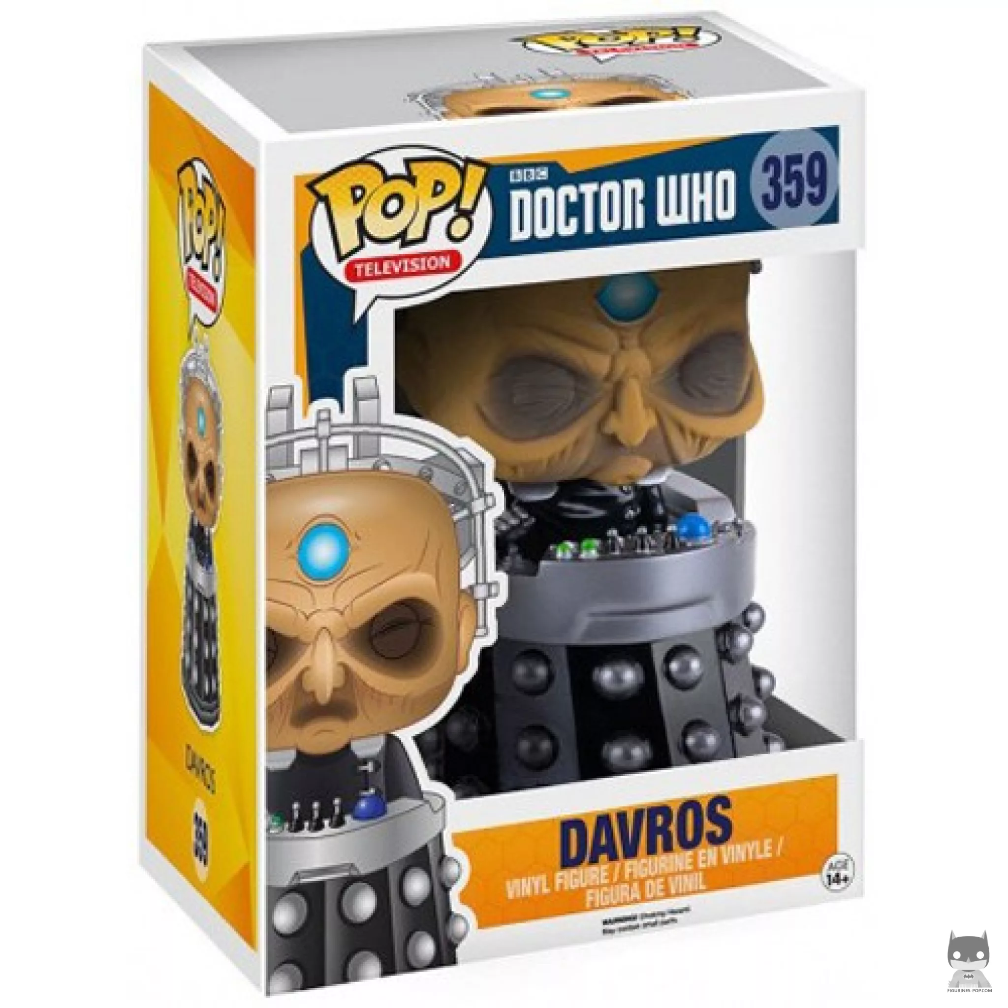 Davros Funko Pop! figure in its box