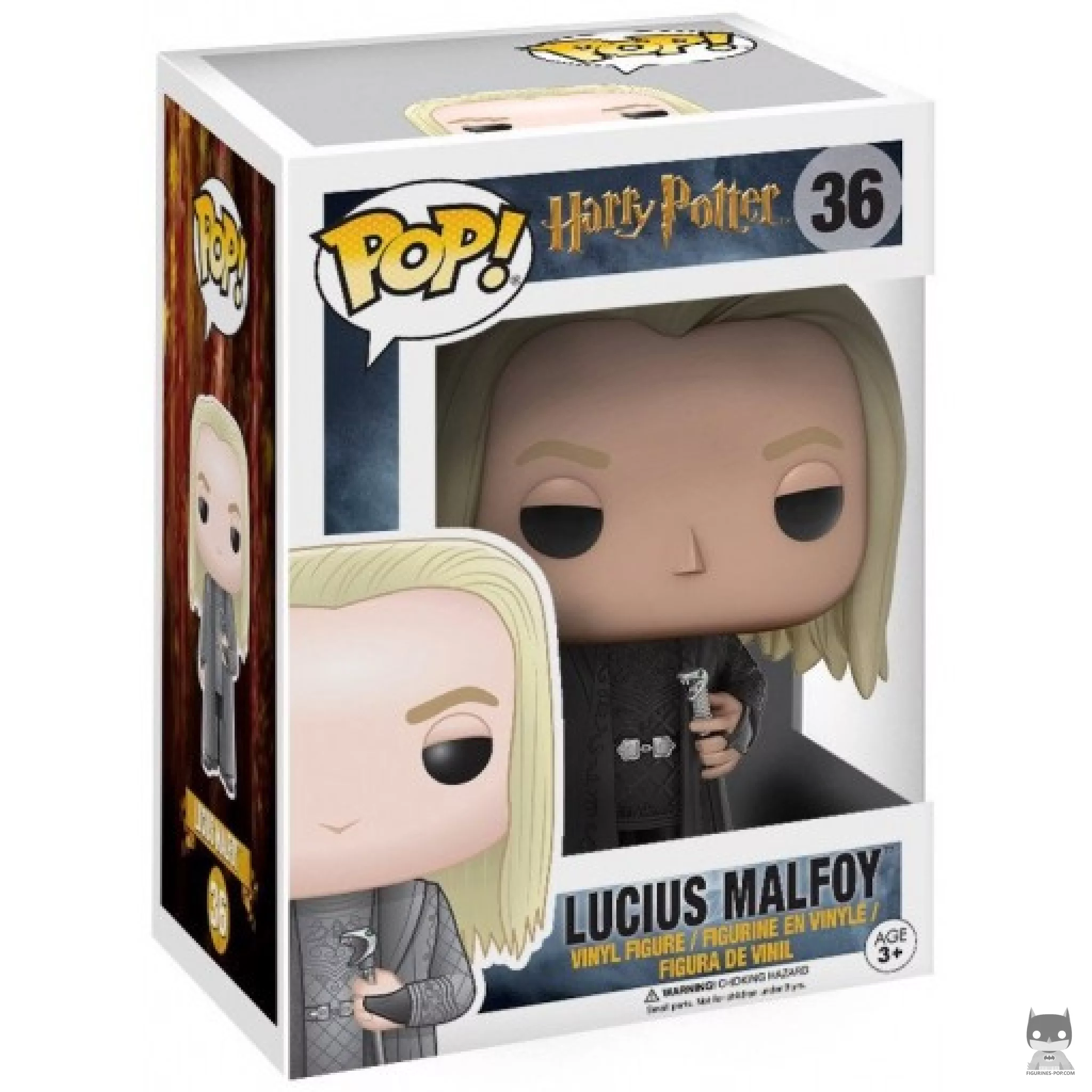 Lucius Malfoy Funko Pop! figure in its box