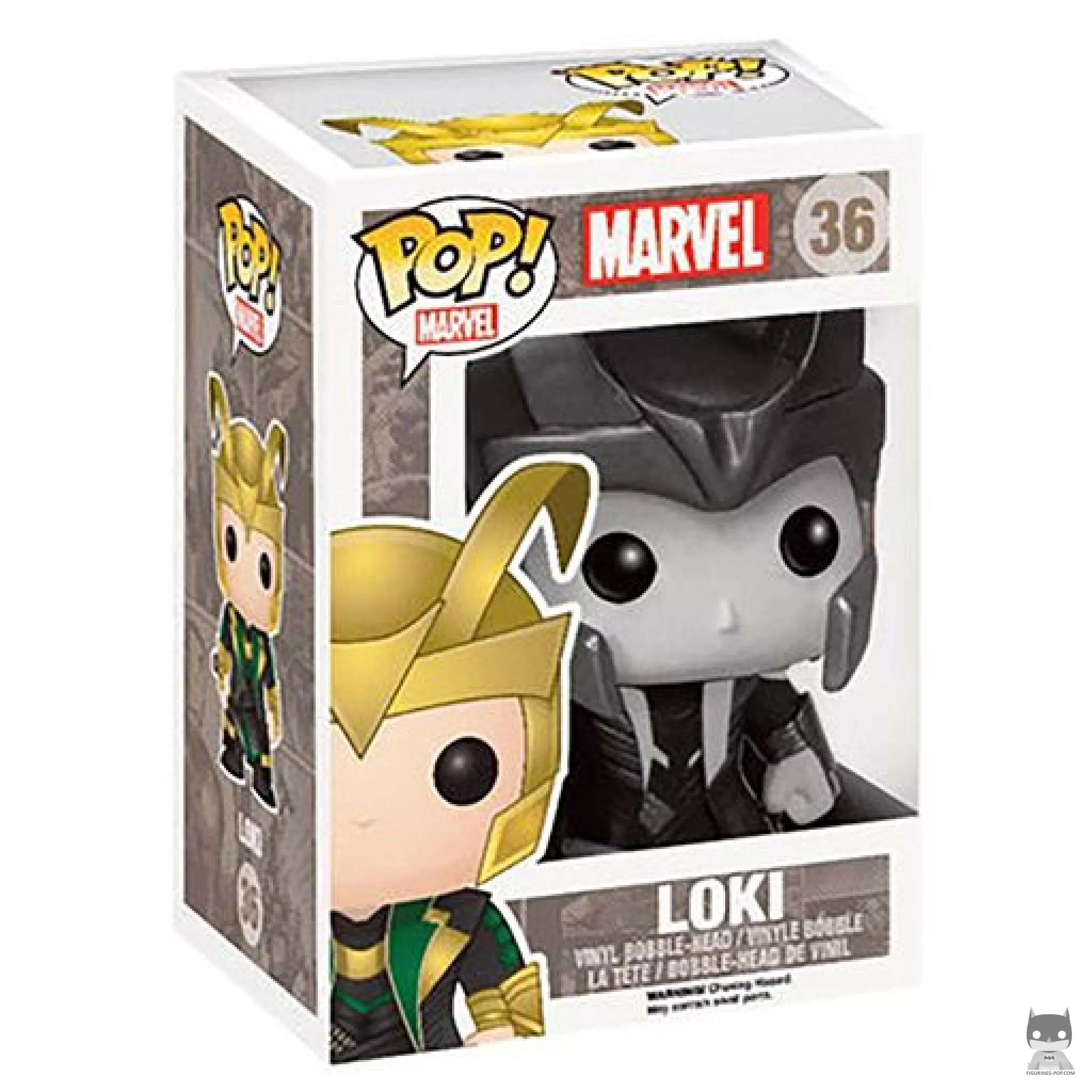 Loki (Black & White) Funko Pop! figure in its box