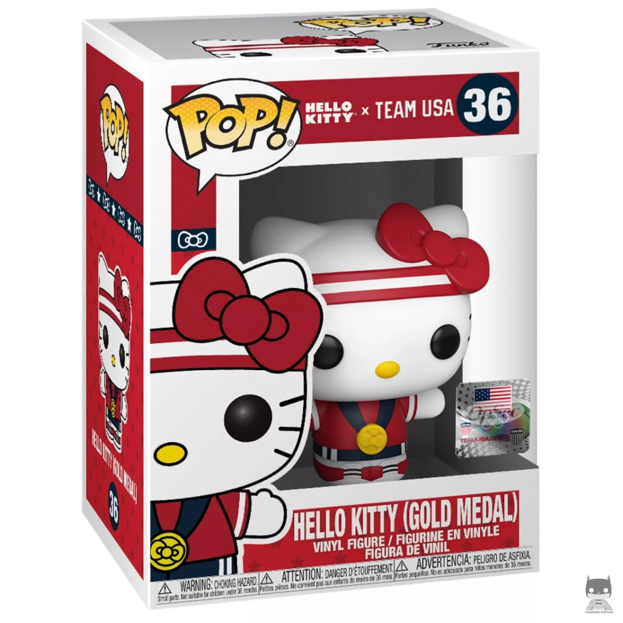 Hello Kitty (Gold Medal) Funko Pop! figure in its box