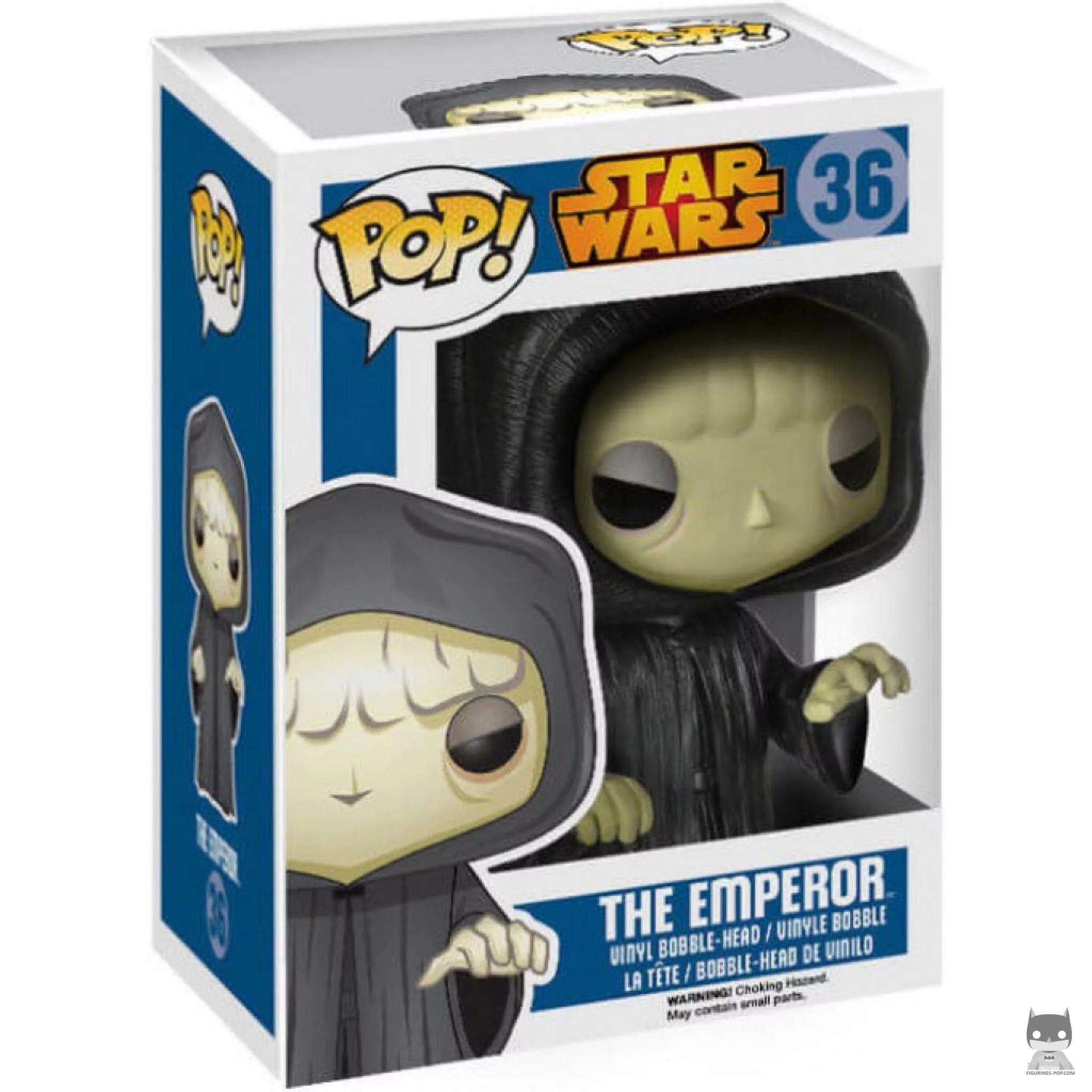 Emperor Palpatine Funko Pop! figure in its box