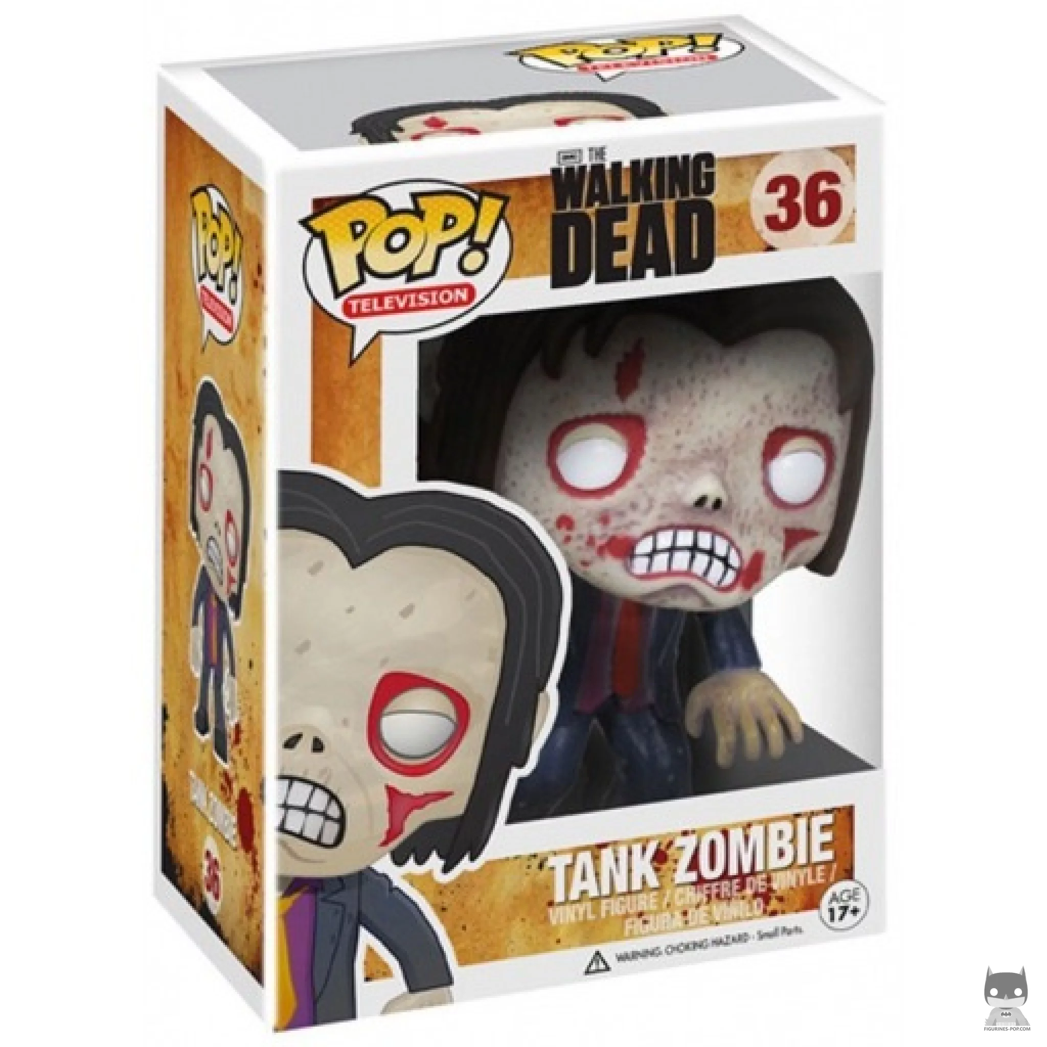 Tank Zombie Funko Pop! figure in its box