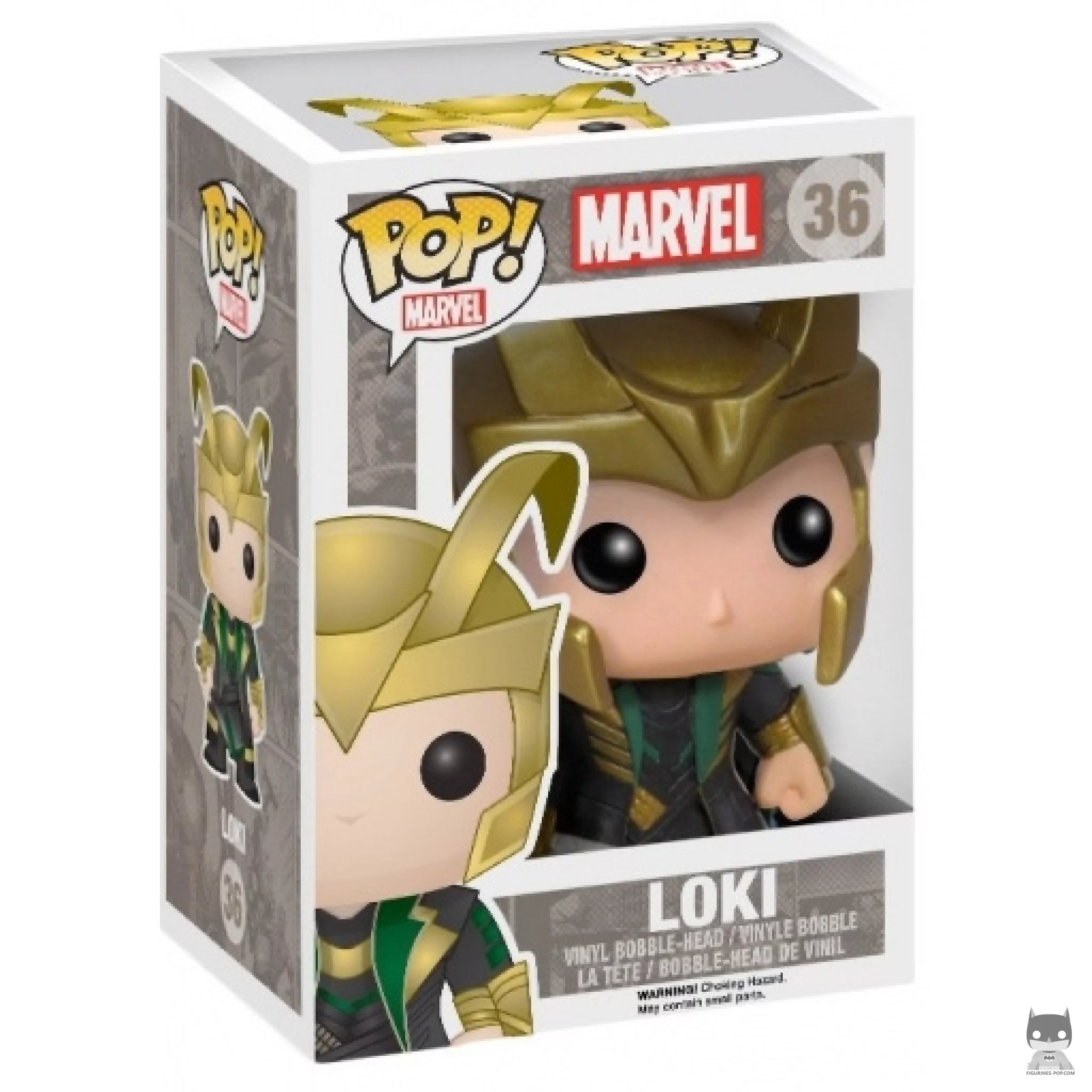 Loki (Thor: The Dark World) Funko Pop! figure in its box