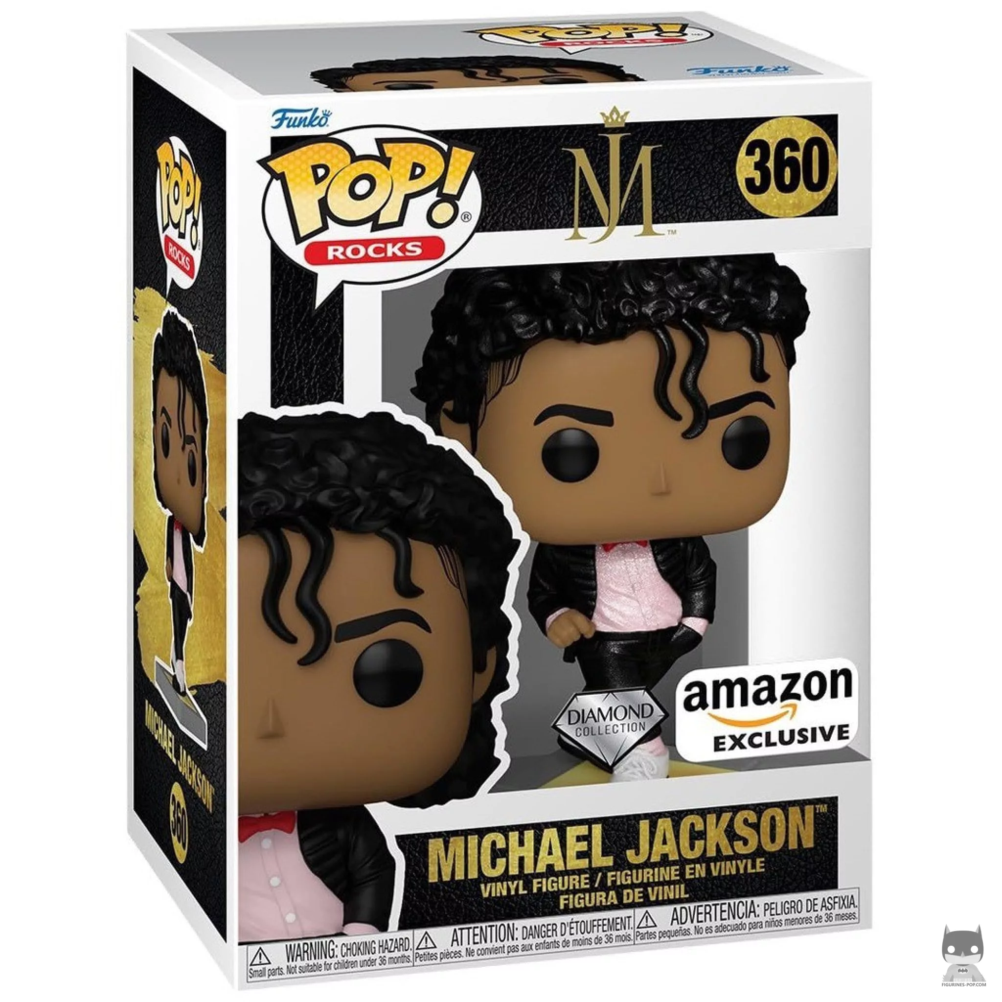 Michael Jackson (Billie Jean) (Diamond Glitter) Funko Pop! figure in its box