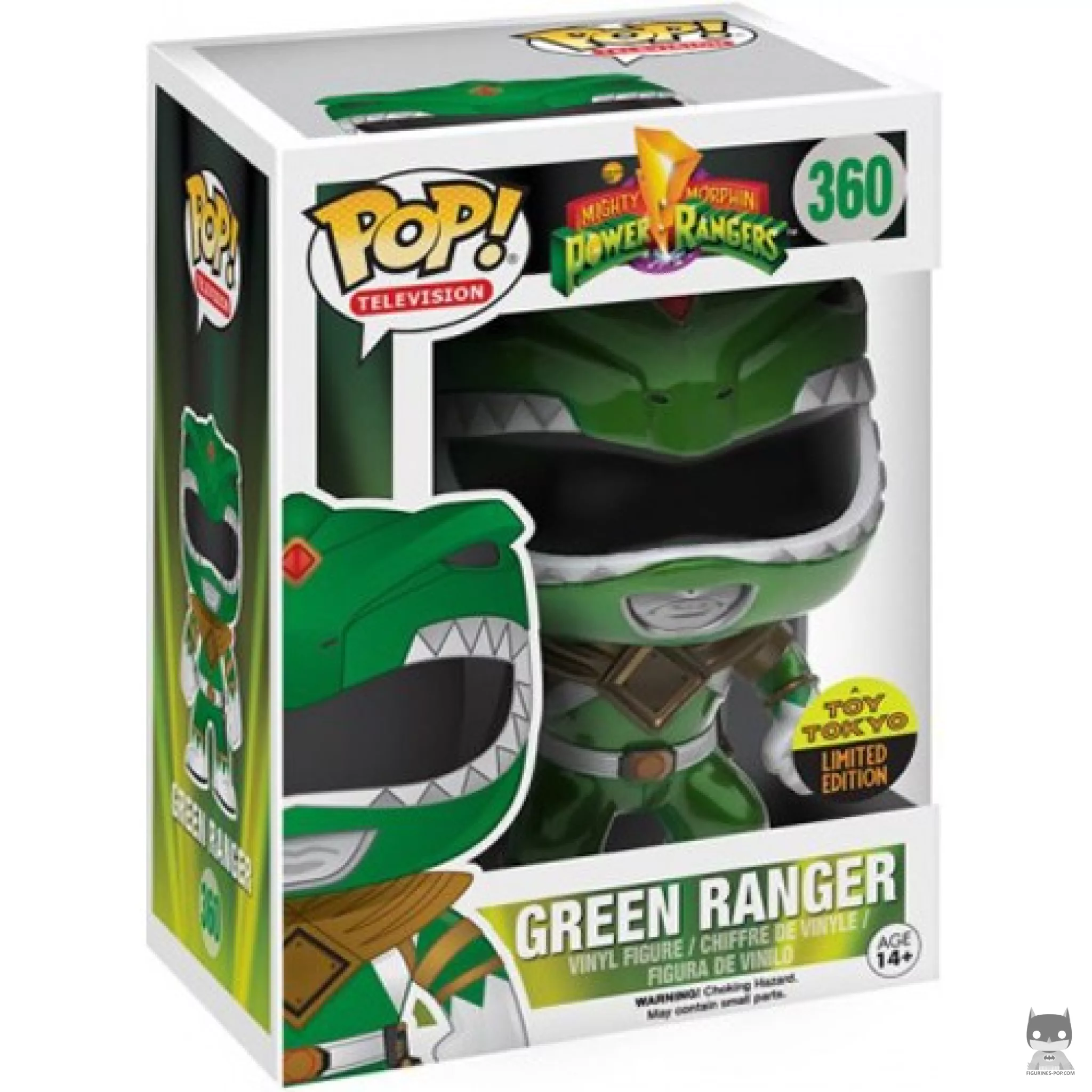 Green Ranger (Metallic) Funko Pop! figure in its box