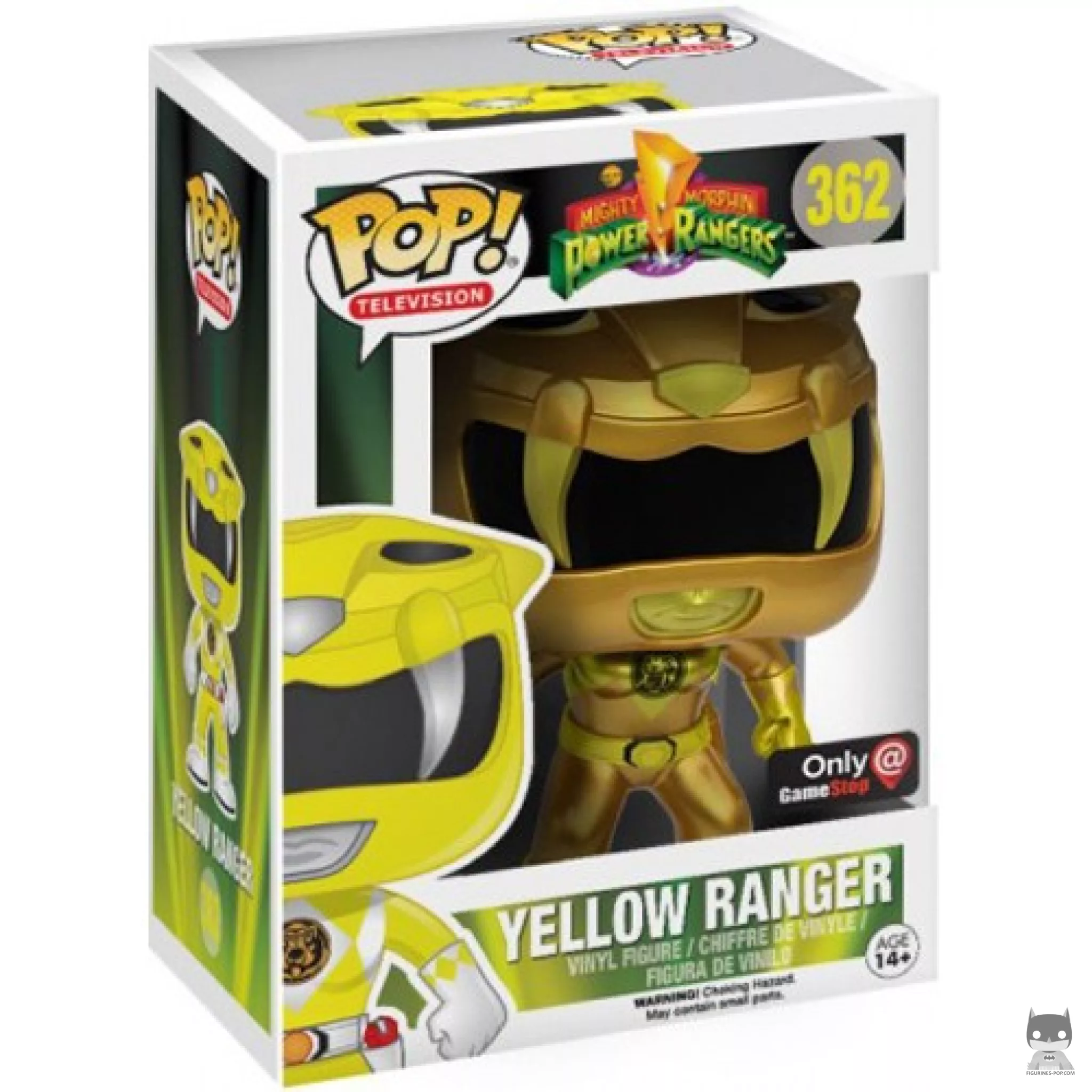 Yellow Ranger (Gold) Funko Pop! figure in its box