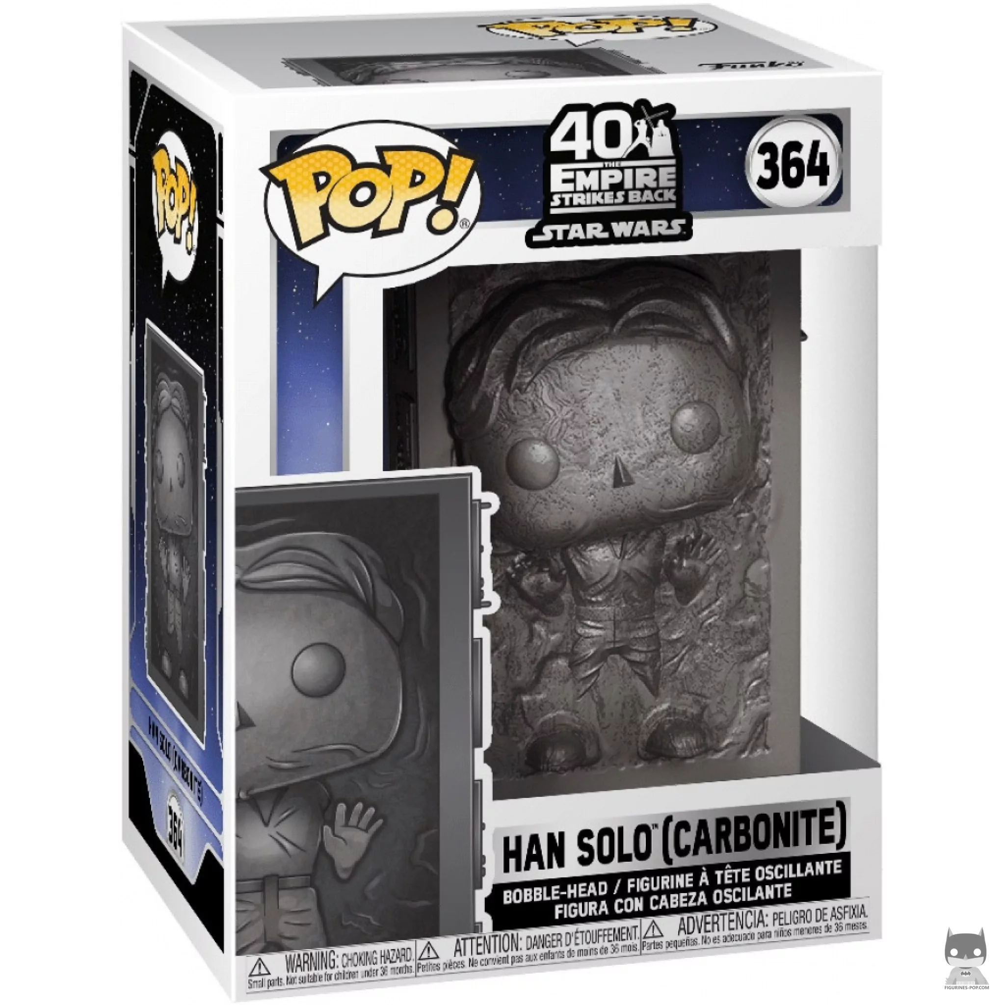 Han Solo (Carbonite) Funko Pop! figure in its box