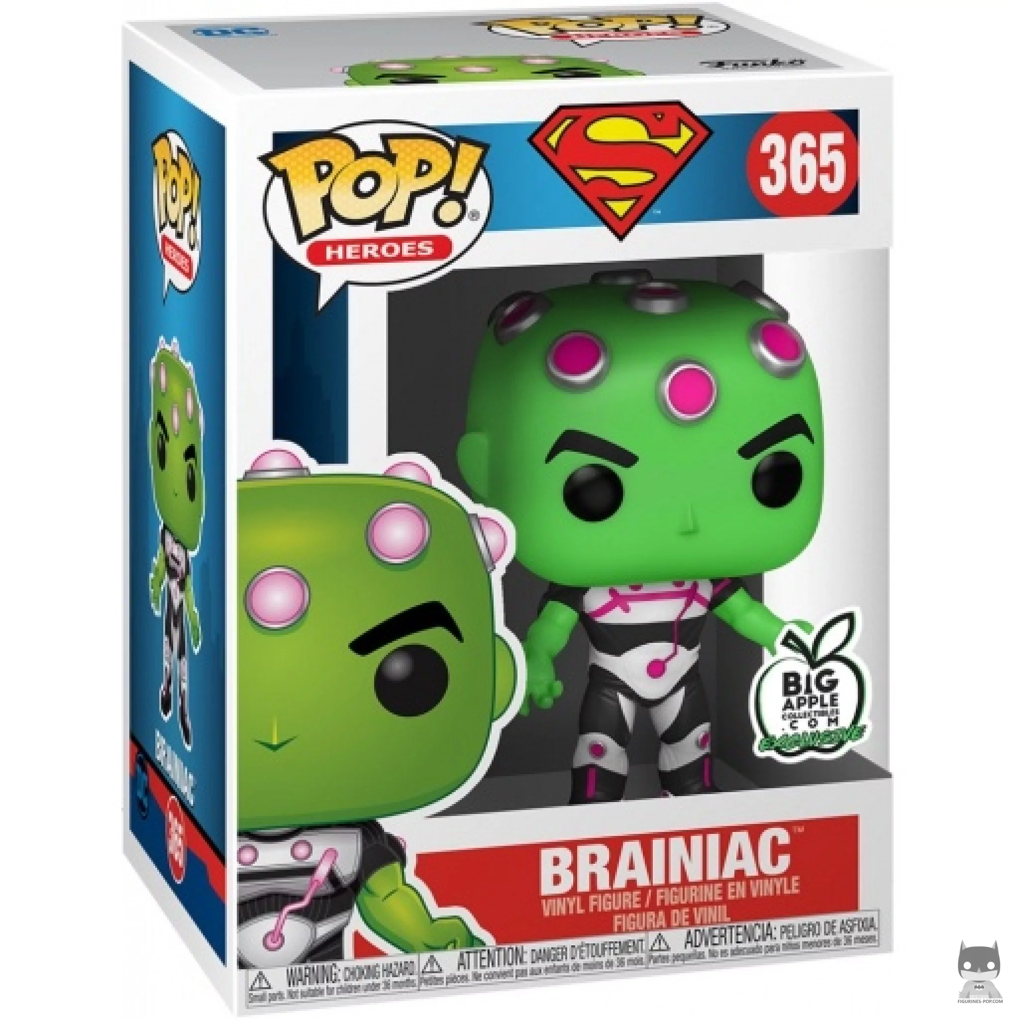 Brainiac Funko Pop! figure in its box