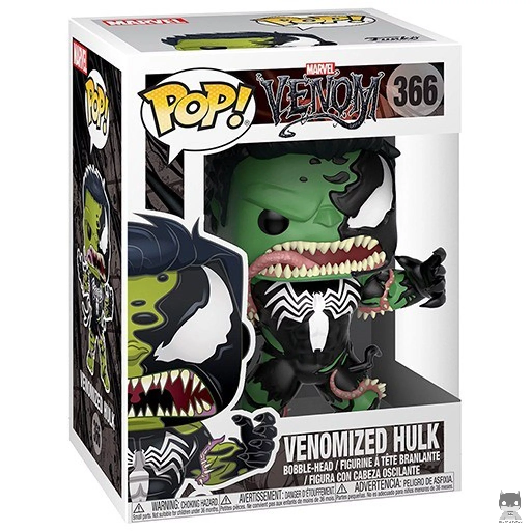 Venomized Hulk Funko Pop! figure in its box