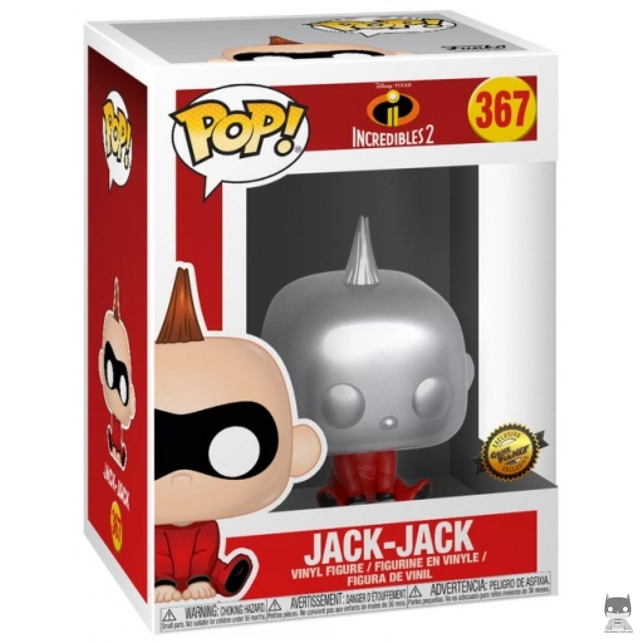 Jack-Jack (Chrome) Funko Pop! figure in its box