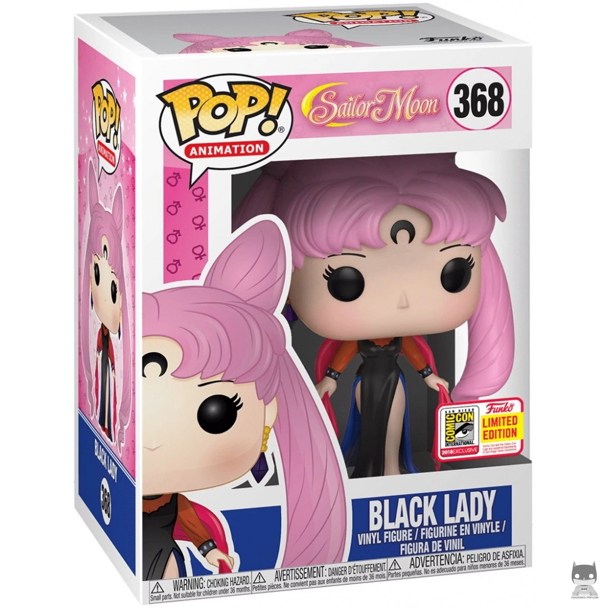 Black Lady Funko Pop! figure in its box