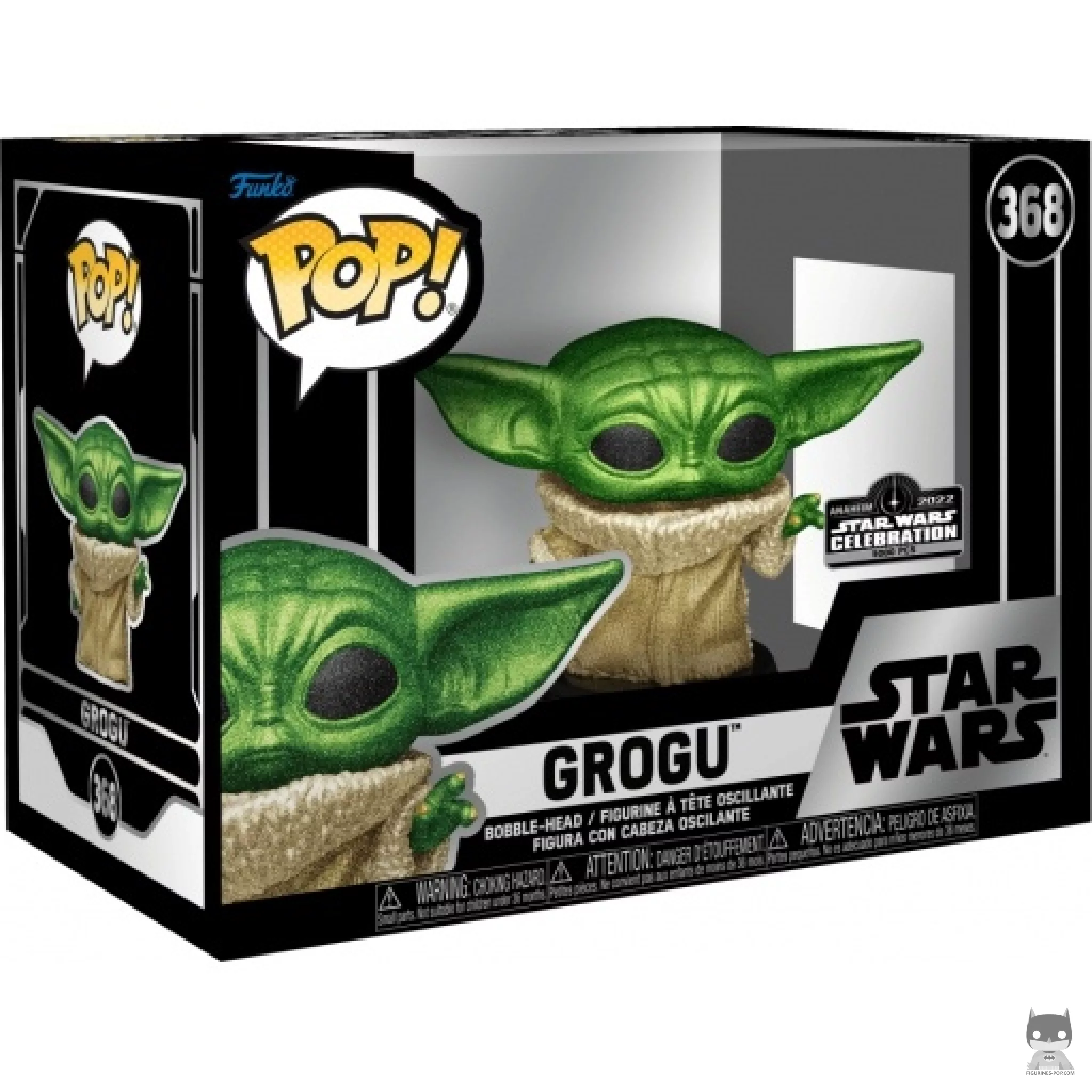 Grogu (Diamond Glitter) Funko Pop! figure in its box