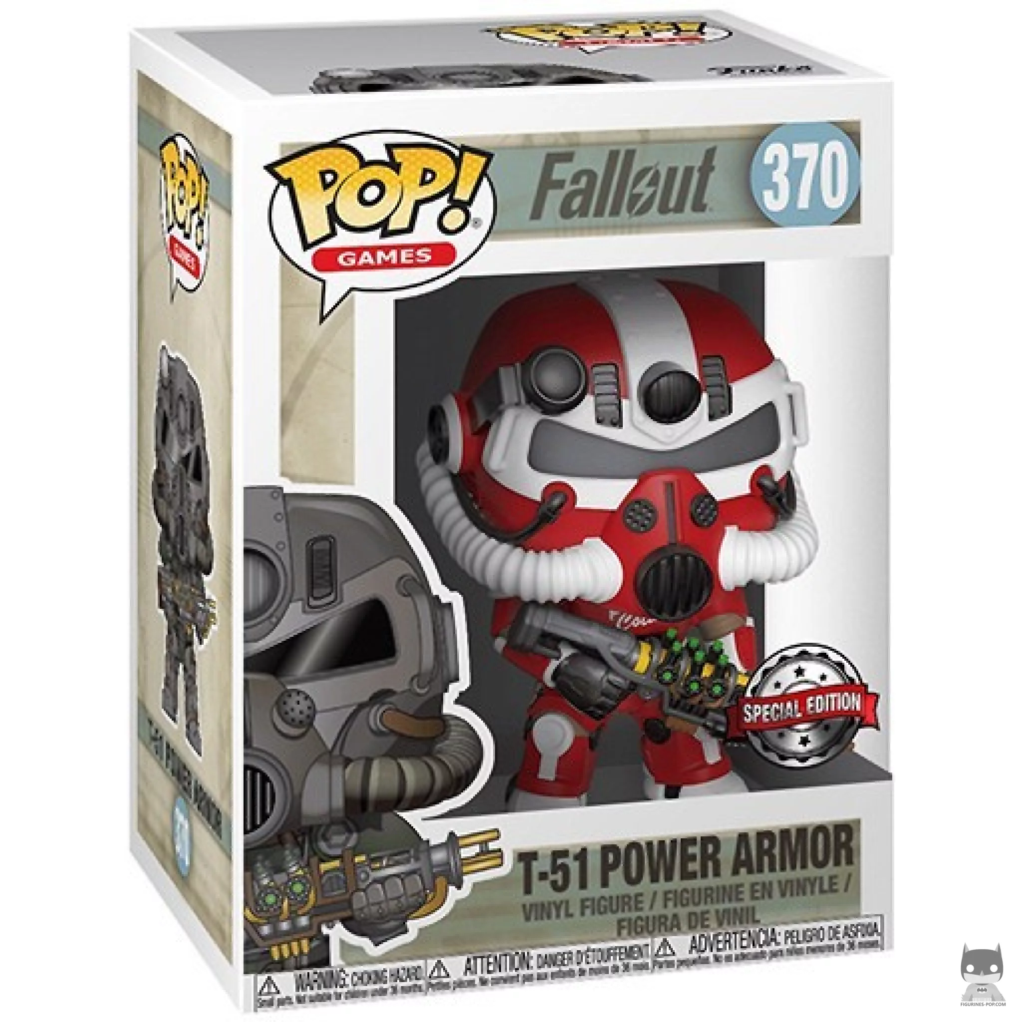 T-51 Power Armor (Nuka Cola Paint Job) Funko Pop! figure in its box