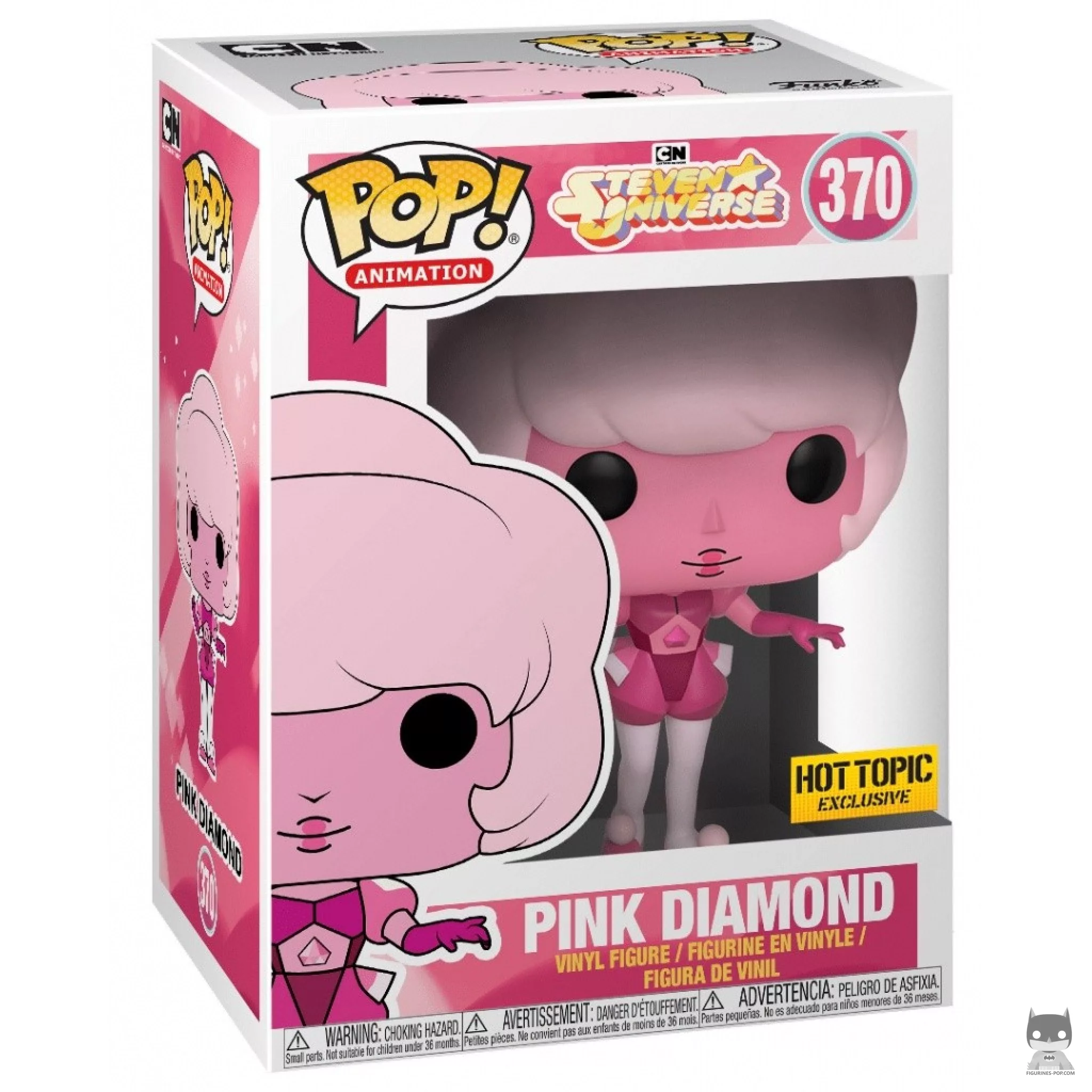 Pink Diamond Funko Pop! figure in its box