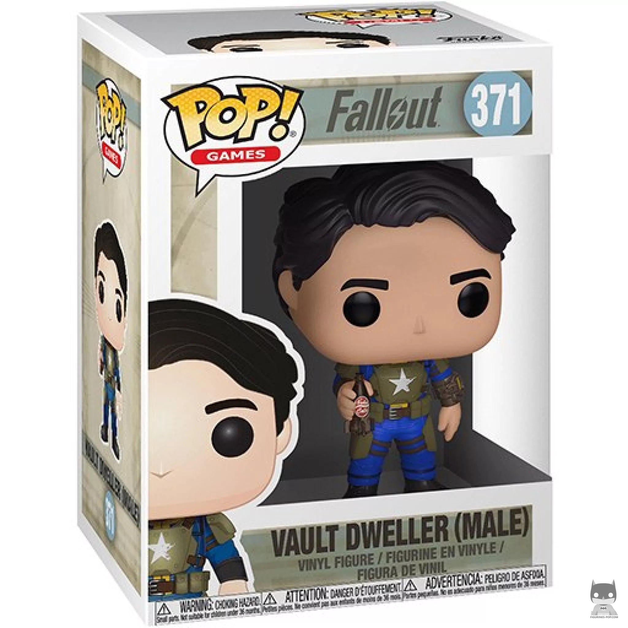 Vault Dweller (Male) (with Nuka Cola Bottle) Funko Pop! figure in its box