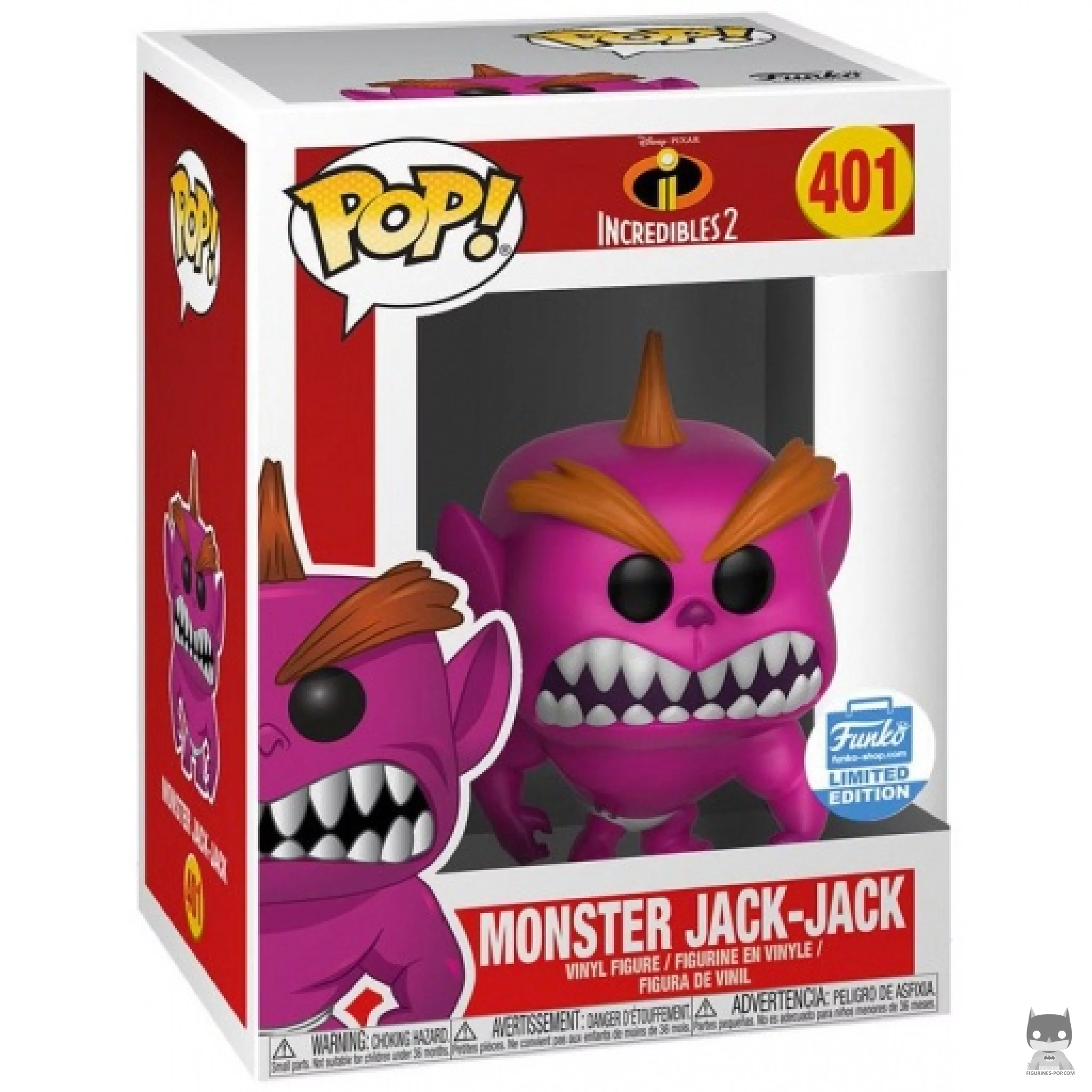 Monster Jack-Jack Funko Pop! figure in its box
