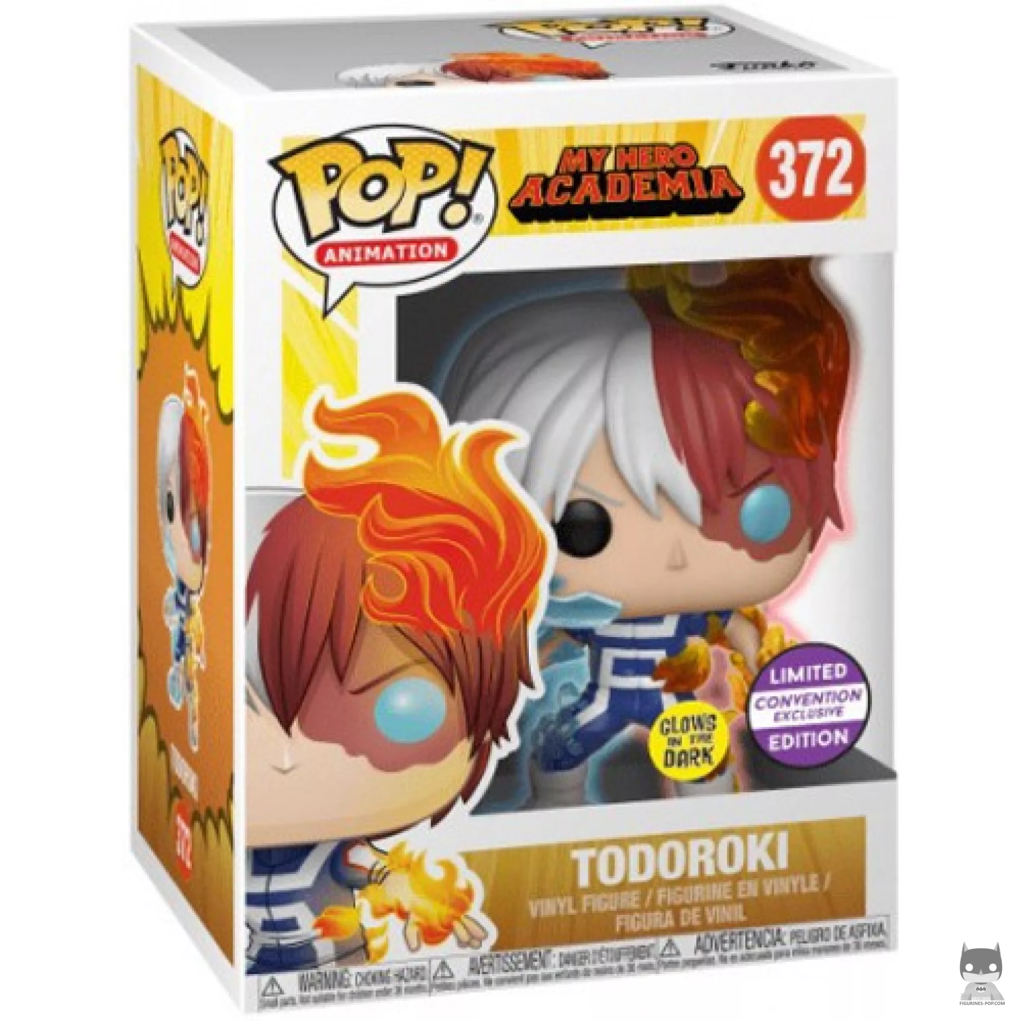Todoroki (Glow in the Dark) Funko Pop! figure in its box