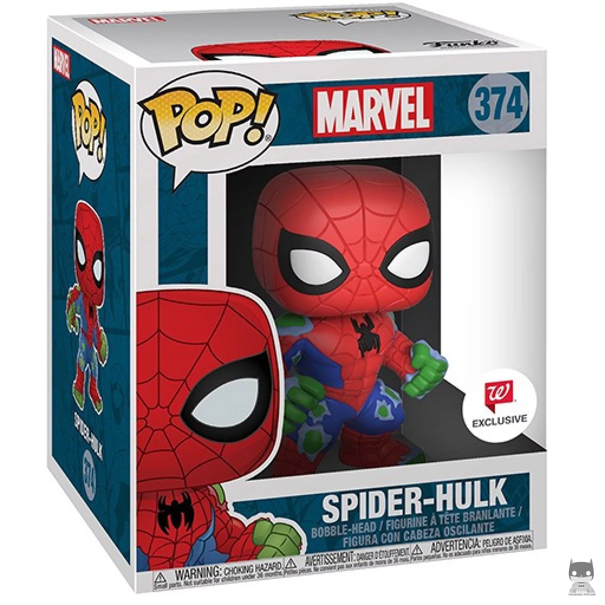 Spider-Hulk (Supersized) Funko Pop! figure in its box