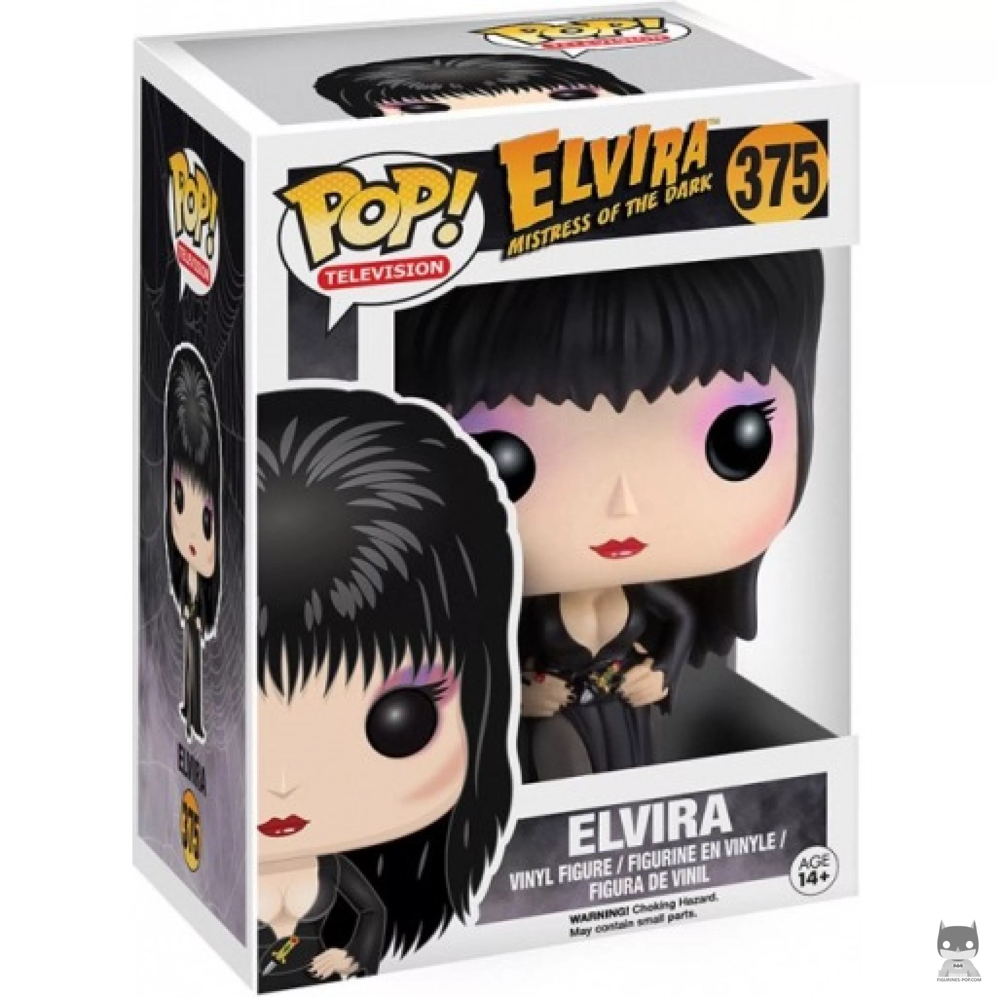 Elvira Mistress of the Dark Funko Pop! figure in its box