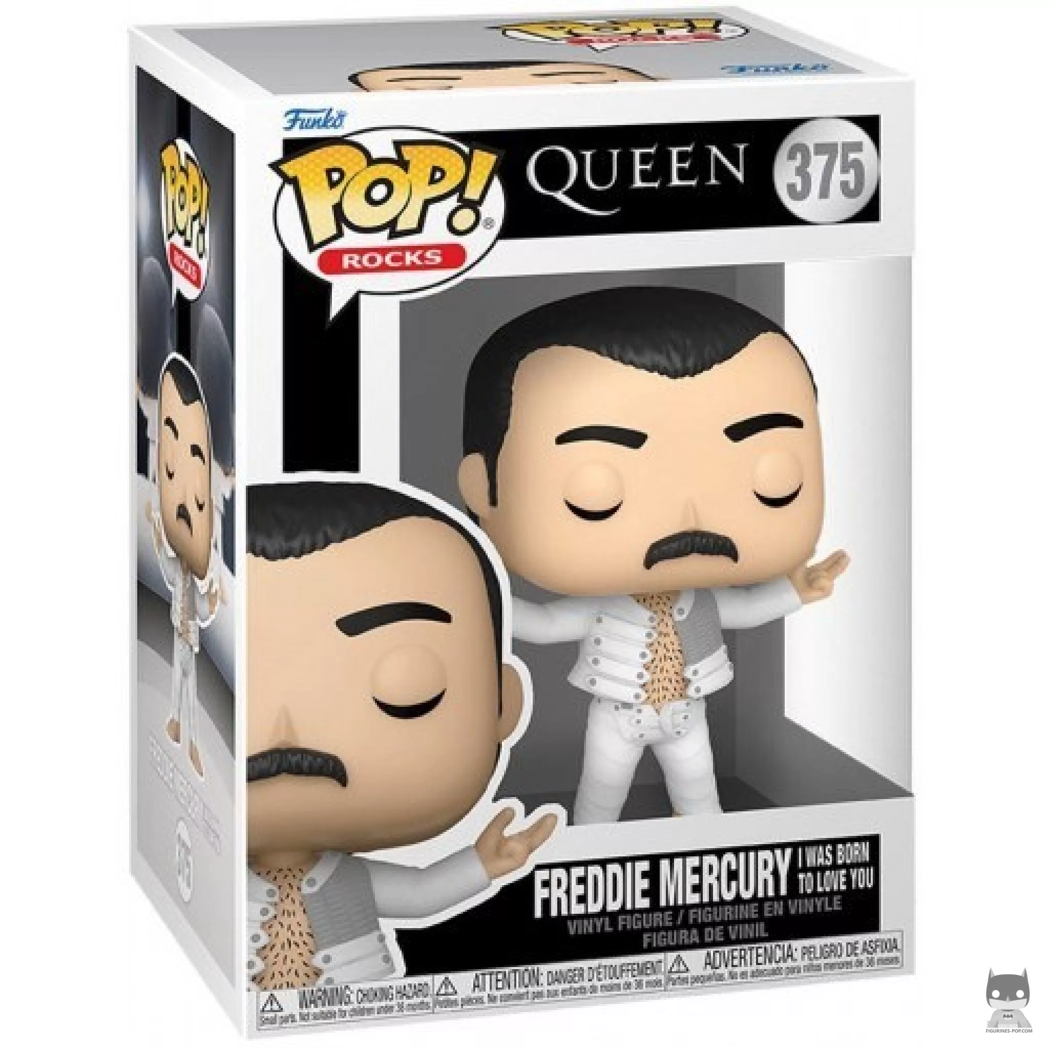 Freddie Mercury (I Was Born to Love You) Funko Pop! figure in its box